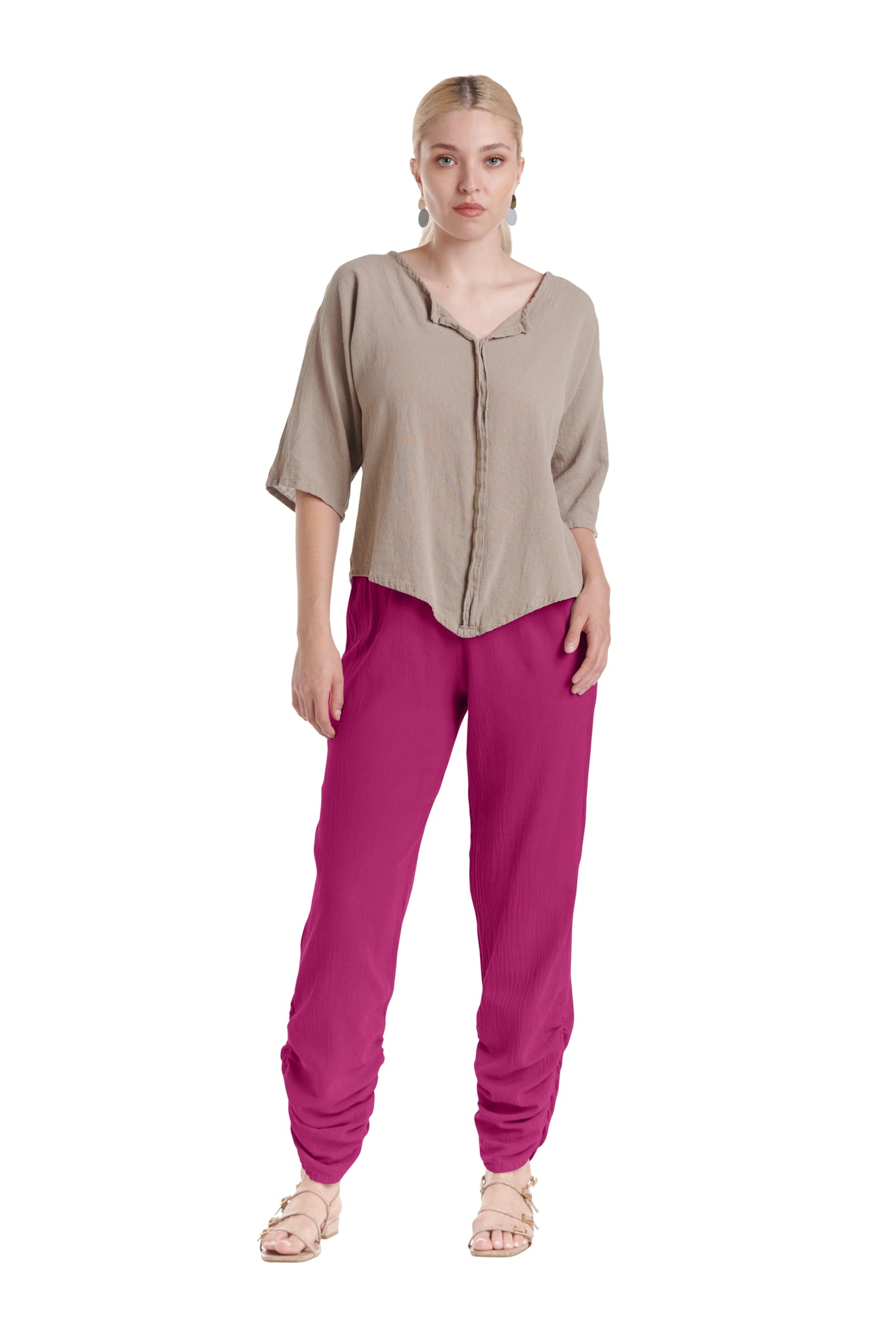 Essie Cotton Gauze Pants-Oh My Gauze