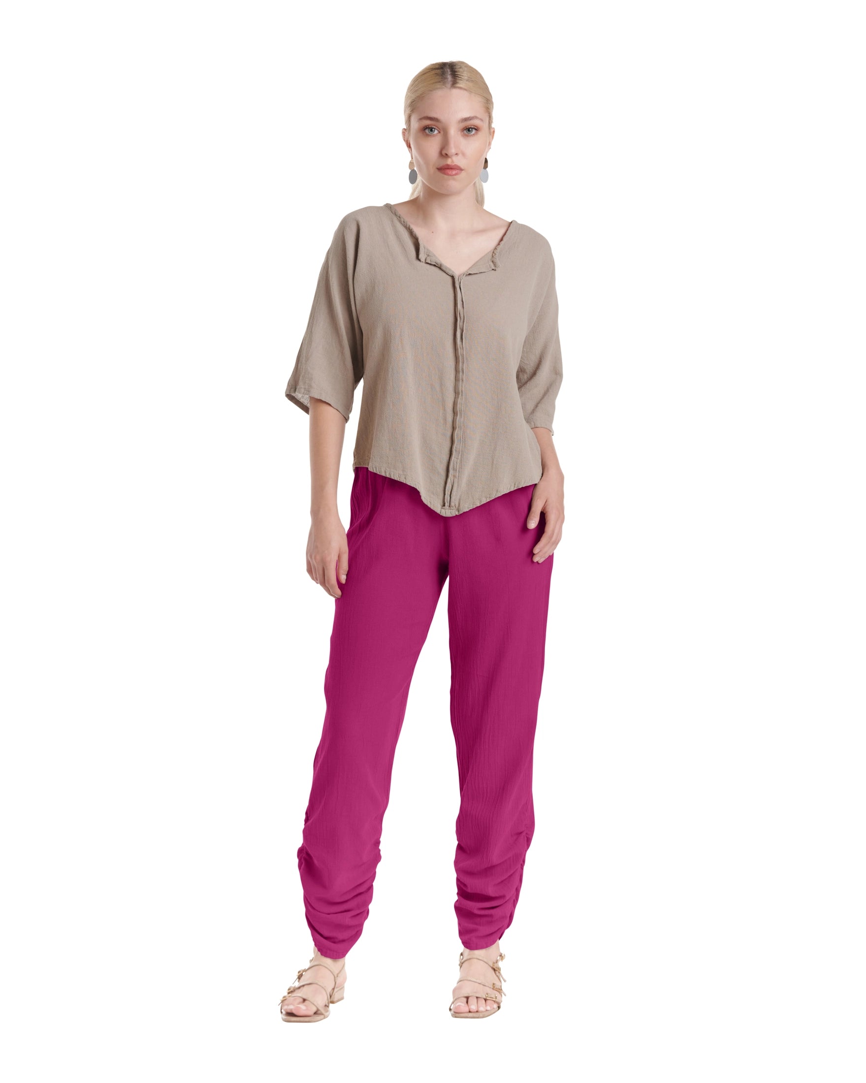 Essie Cotton Gauze Pants-Oh My Gauze