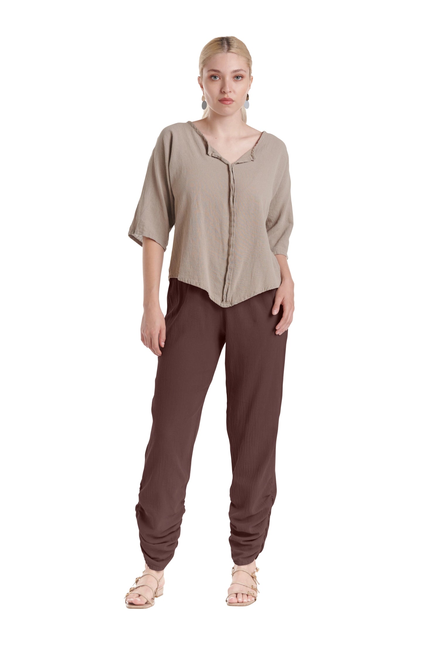 Essie Cotton Gauze Pants-Oh My Gauze