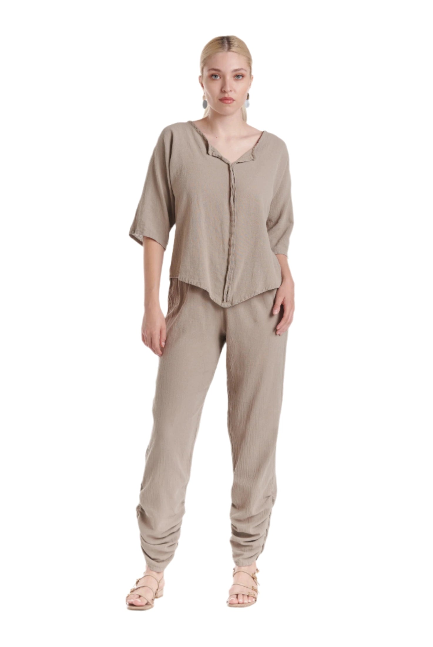 Essie Cotton Gauze Pants-Oh My Gauze