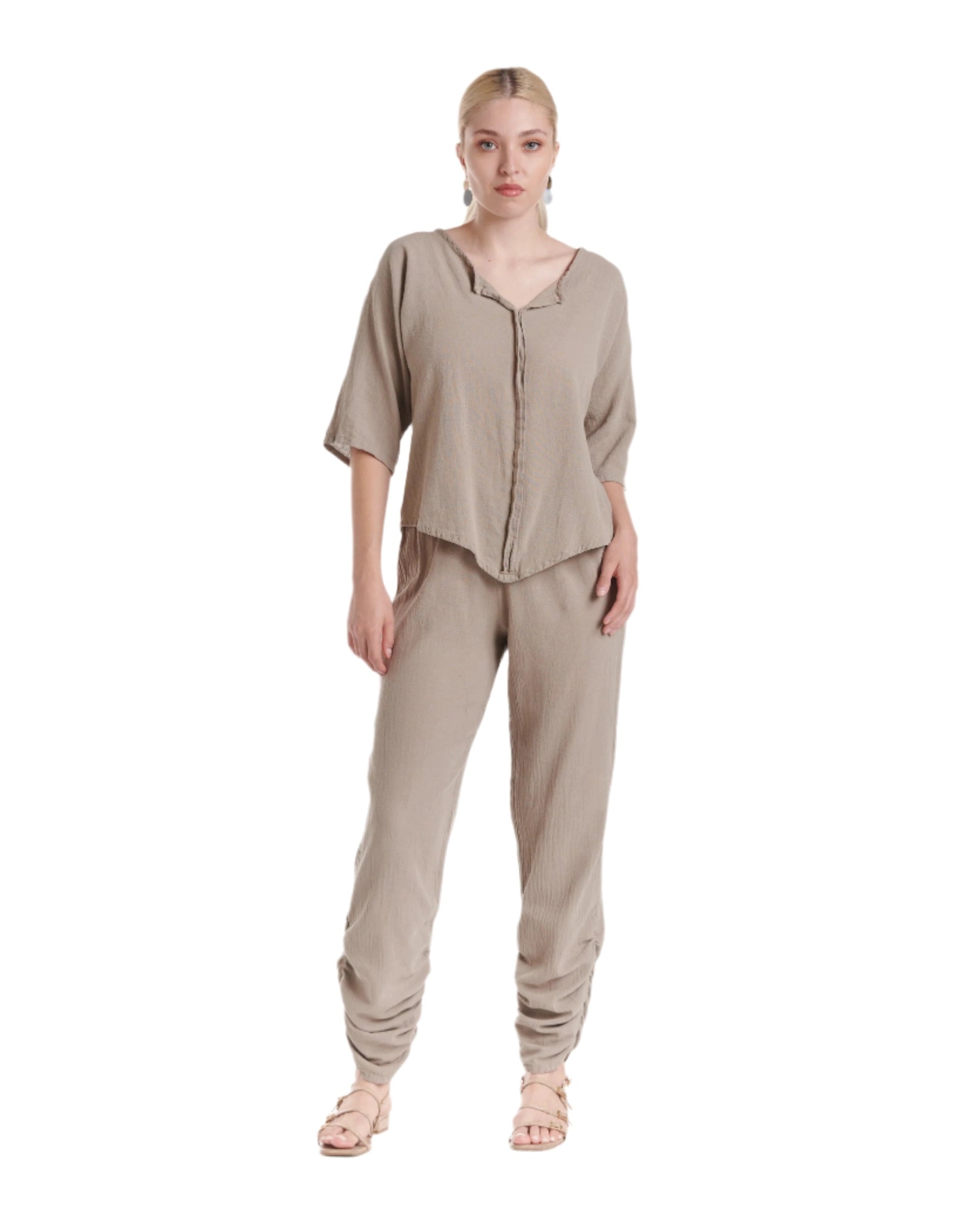 Essie Cotton Gauze Pants-Oh My Gauze