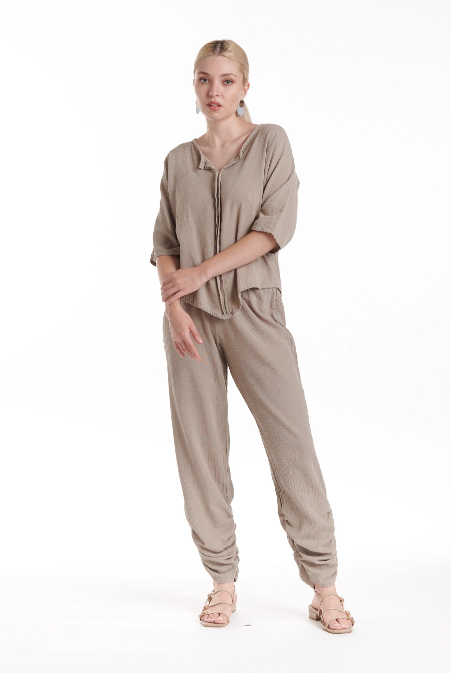 Essie Cotton Gauze Pants-Oh My Gauze