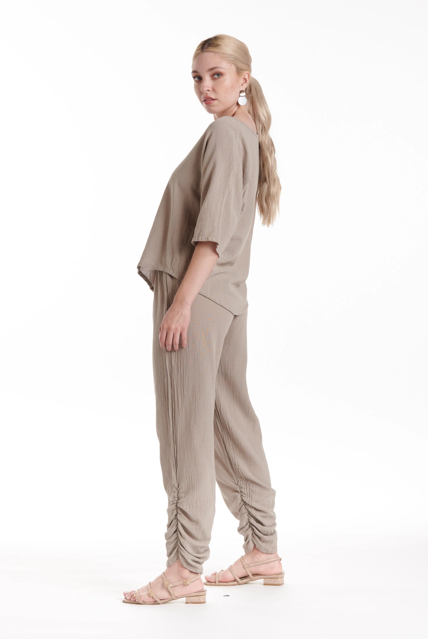 Essie Cotton Gauze Pants-Oh My Gauze