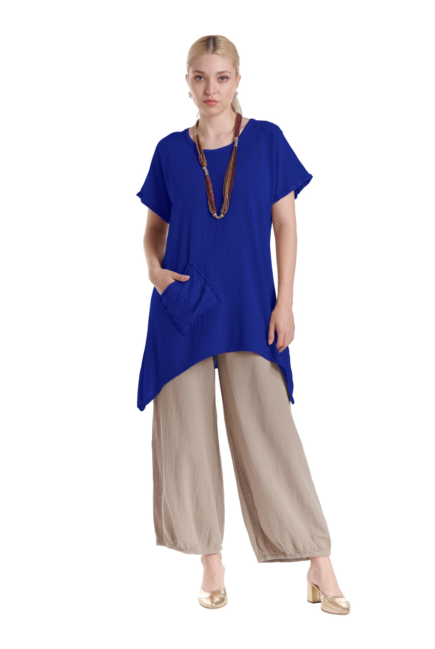Faith Cotton Gauze Blouse-Oh My Gauze