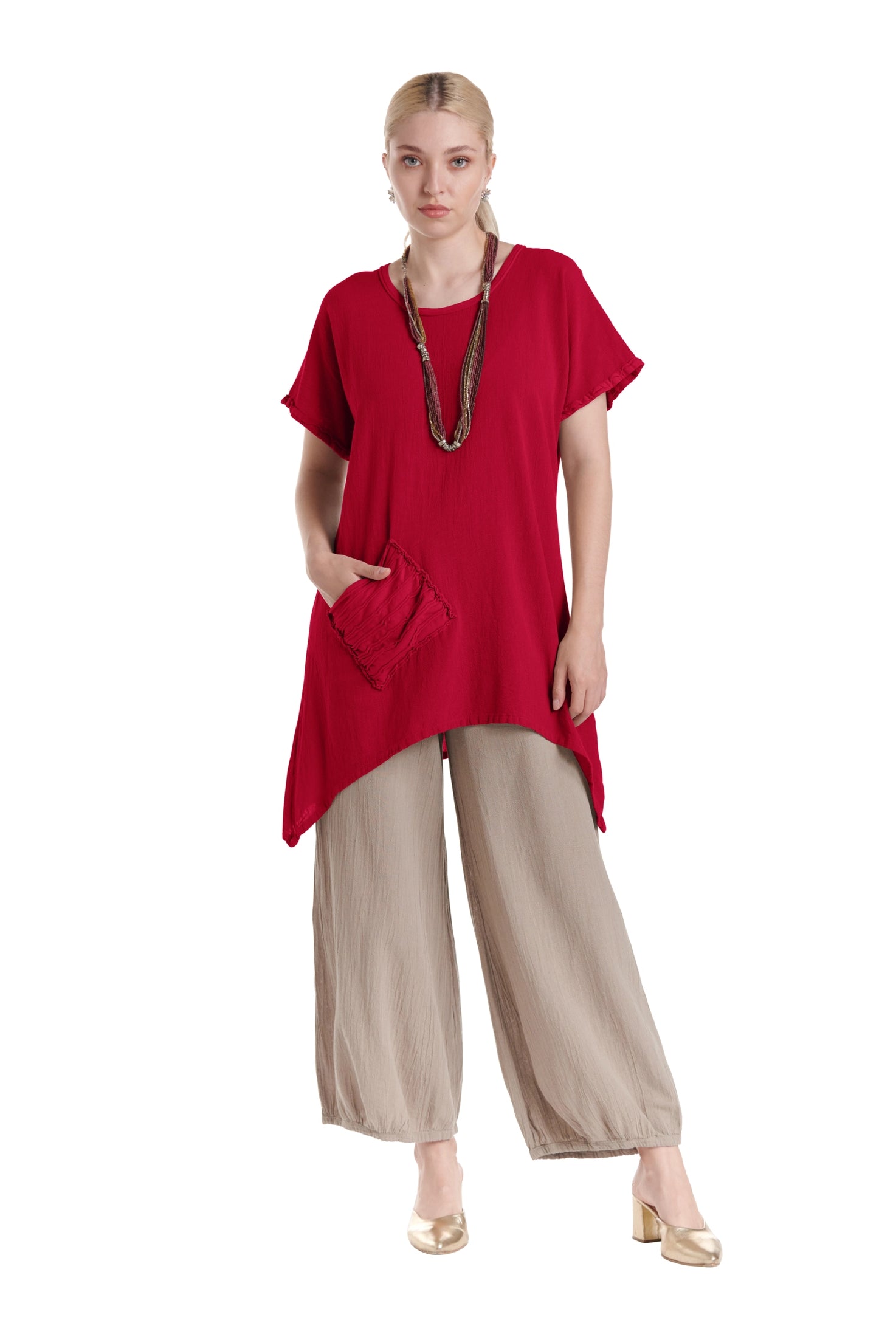 Faith Cotton Gauze Blouse-Oh My Gauze