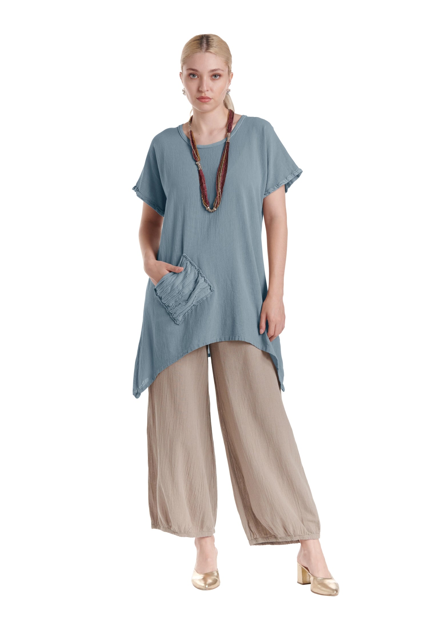 Faith Cotton Gauze Blouse-Oh My Gauze