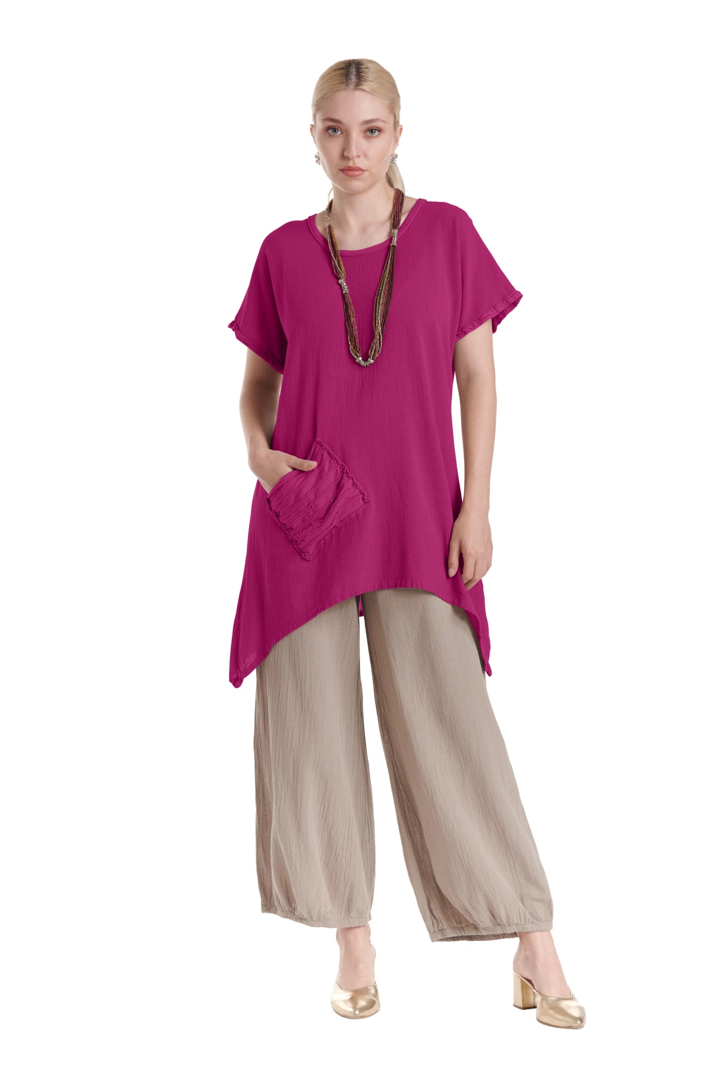 Faith Cotton Gauze Blouse-Oh My Gauze