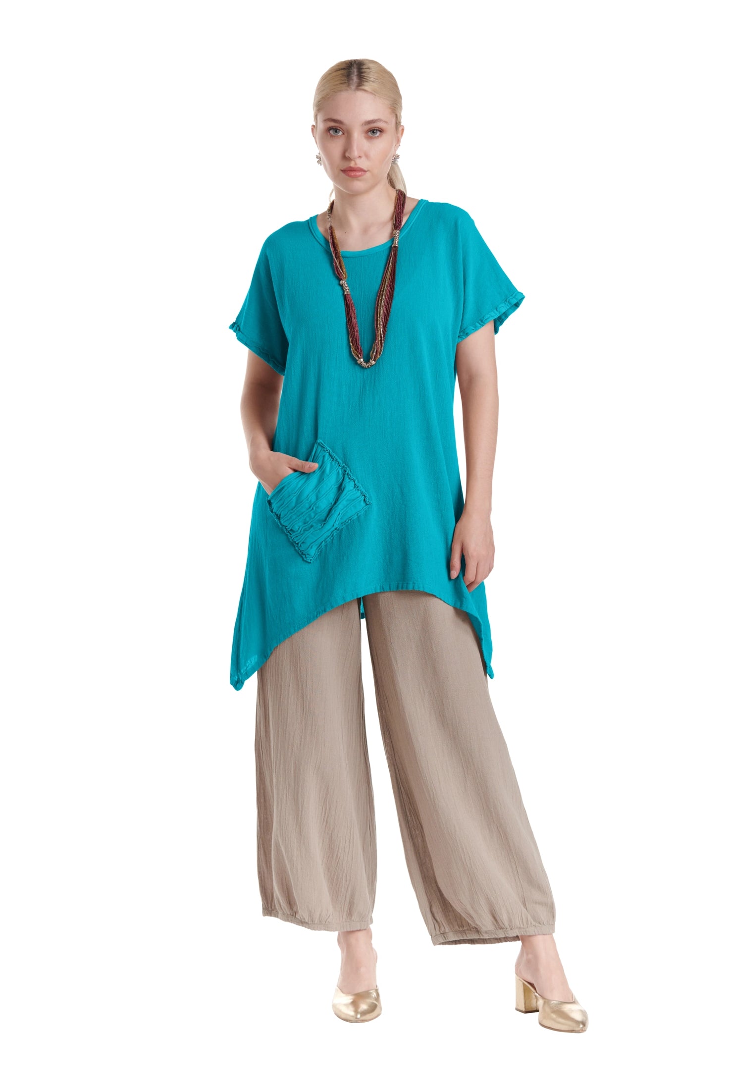 Faith Cotton Gauze Blouse-Oh My Gauze