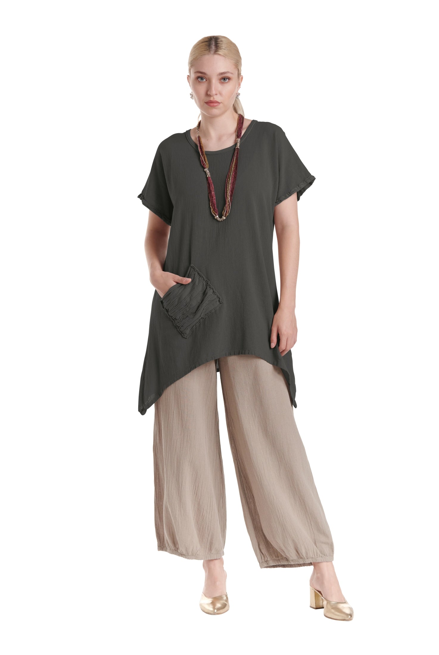 Faith Cotton Gauze Blouse-Oh My Gauze