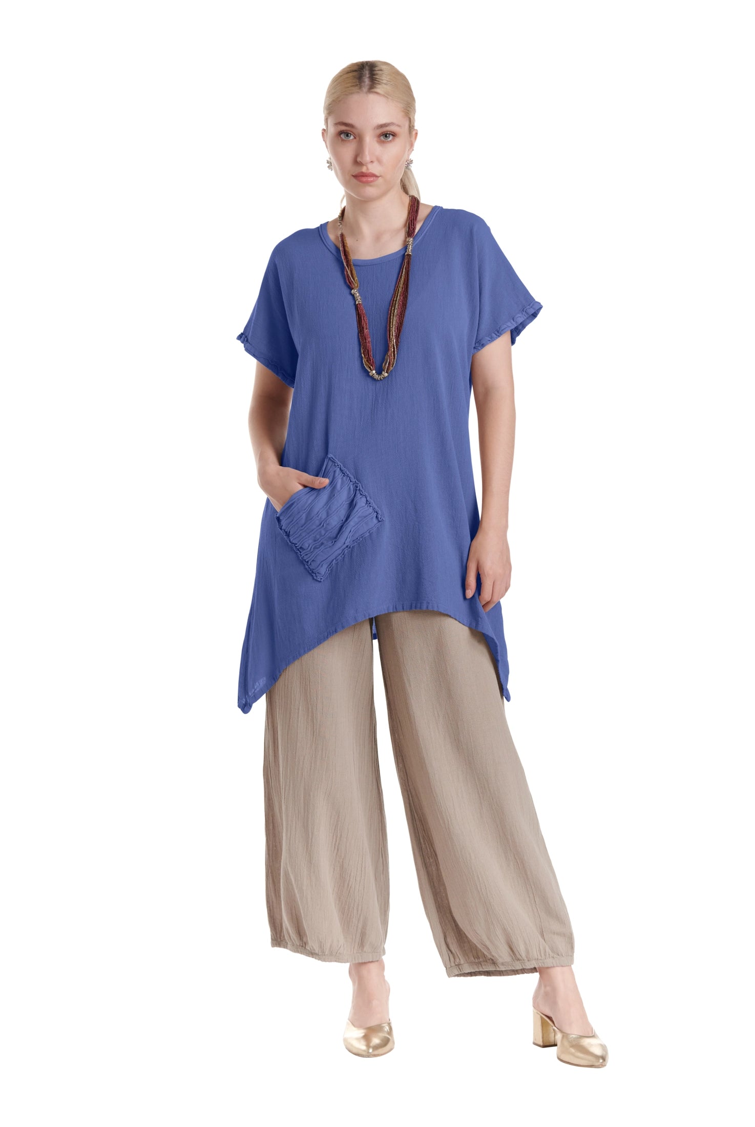 Faith Cotton Gauze Blouse-Oh My Gauze