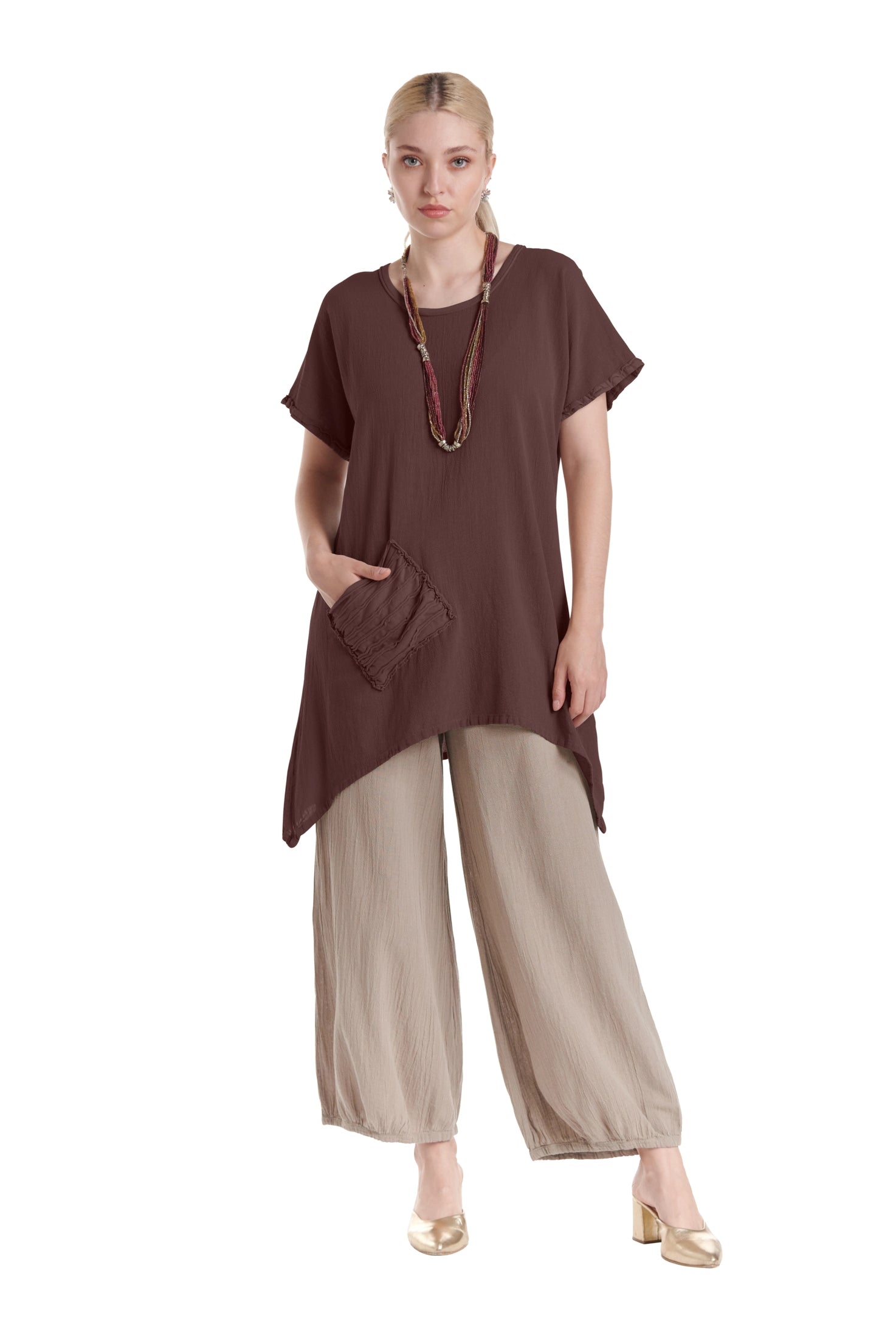 Faith Cotton Gauze Blouse-Oh My Gauze