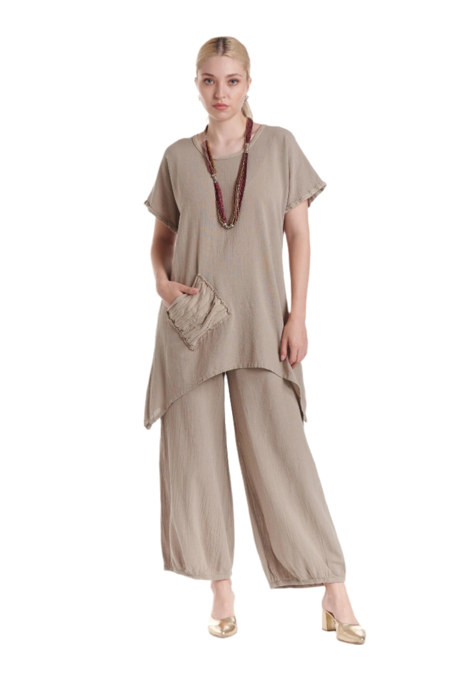 Faith Cotton Gauze Blouse-Oh My Gauze