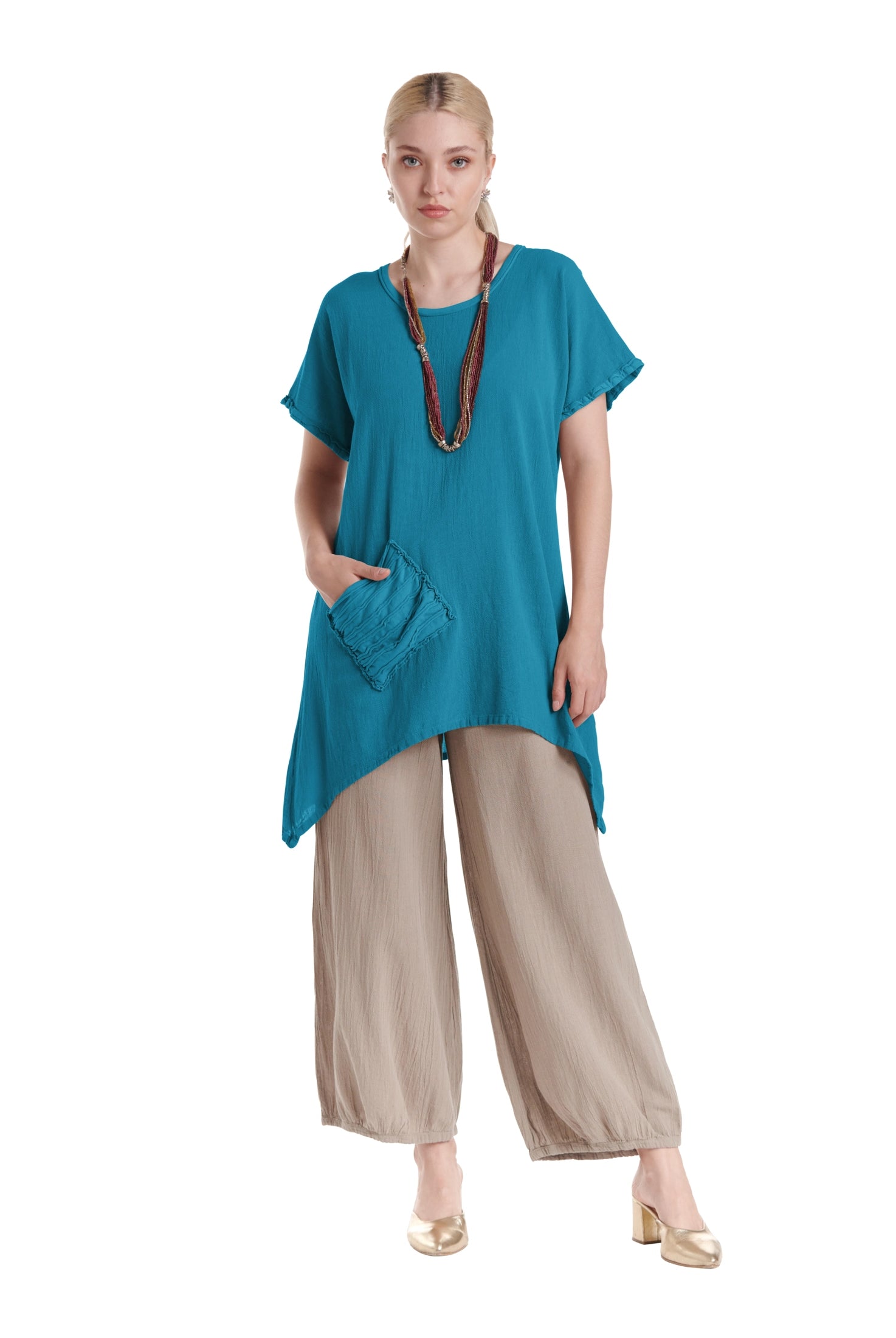 Faith Cotton Gauze Blouse-Oh My Gauze