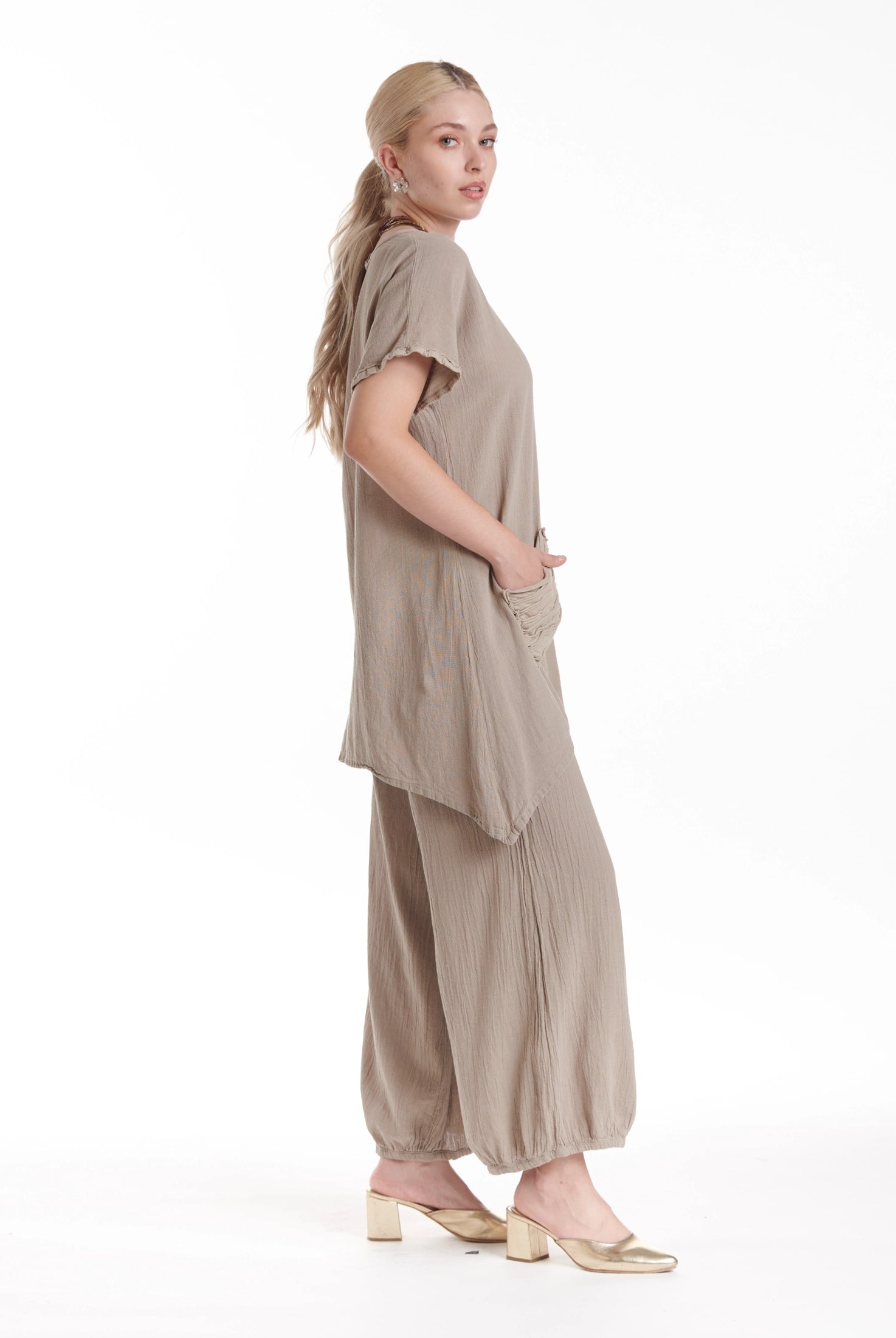 Faith Cotton Gauze Blouse-Oh My Gauze