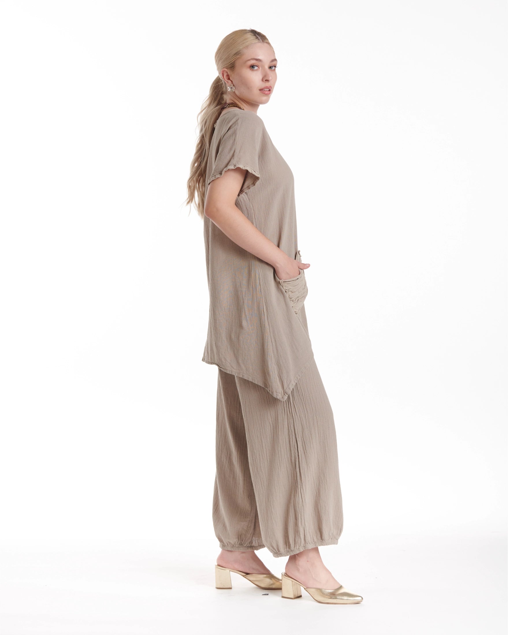 Faith Cotton Gauze Blouse-Oh My Gauze