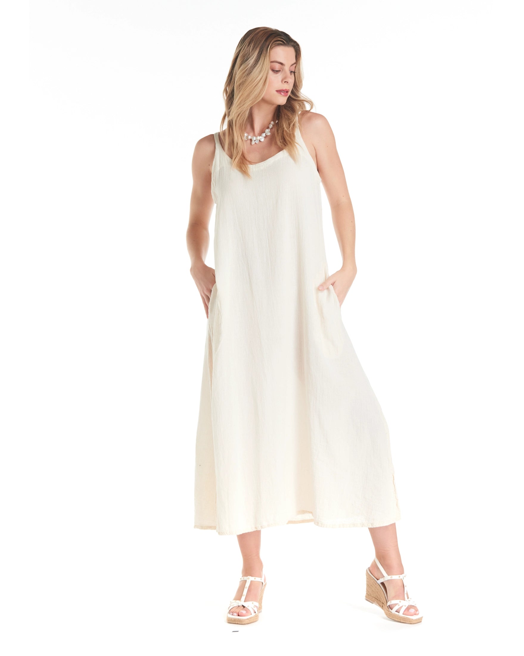 Fiji Cotton Gauze Dress-Oh My Gauze