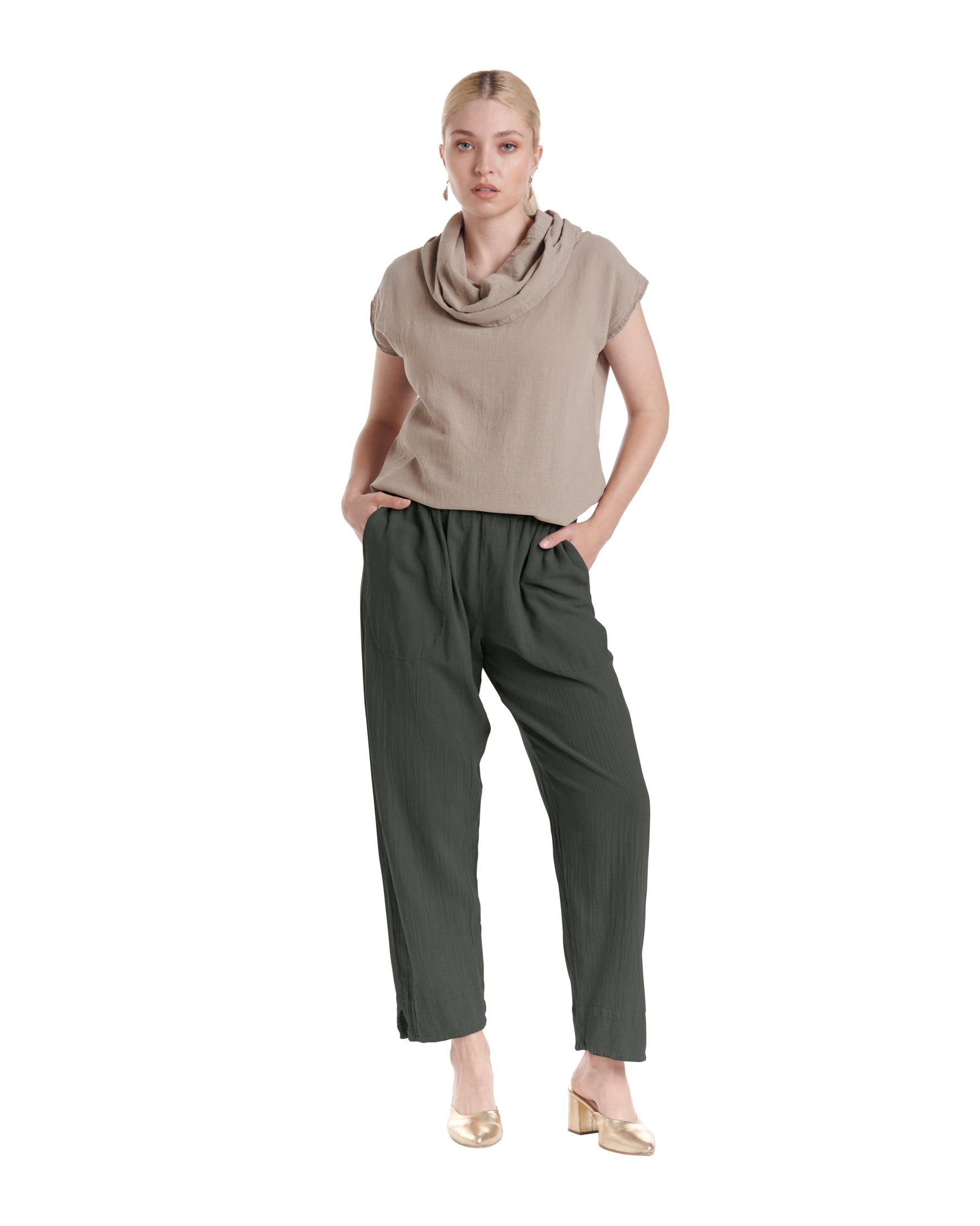 Fiona Cotton Gauze Pants-Oh My Gauze