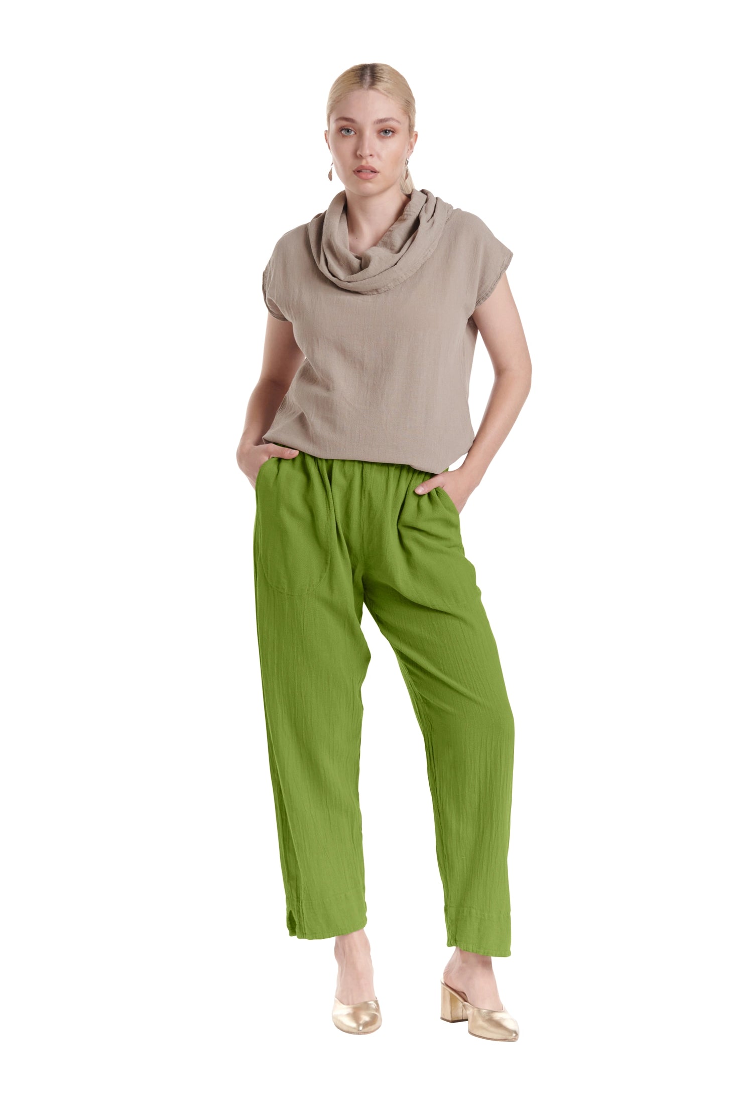 Fiona Cotton Gauze Pants-Oh My Gauze