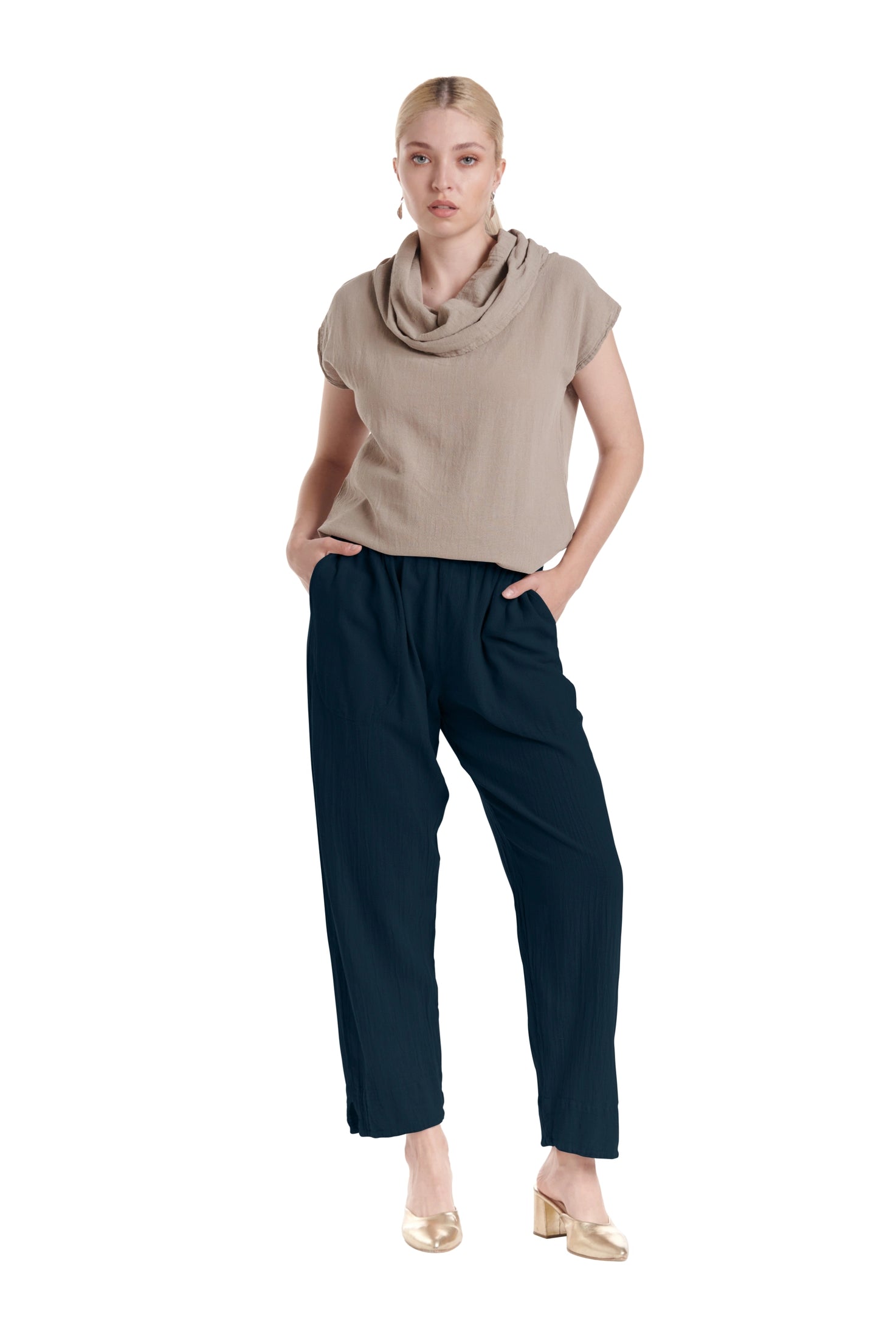 Fiona Cotton Gauze Pants-Oh My Gauze