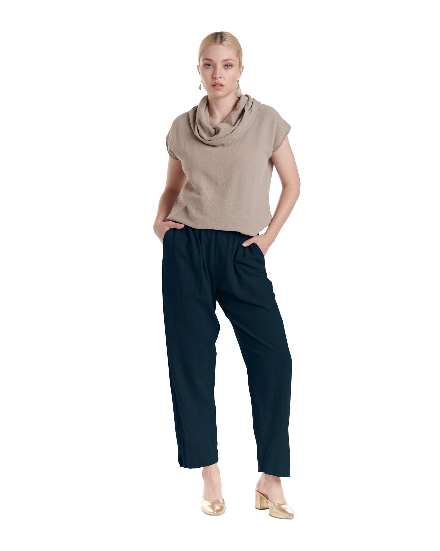Fiona Cotton Gauze Pants-Oh My Gauze