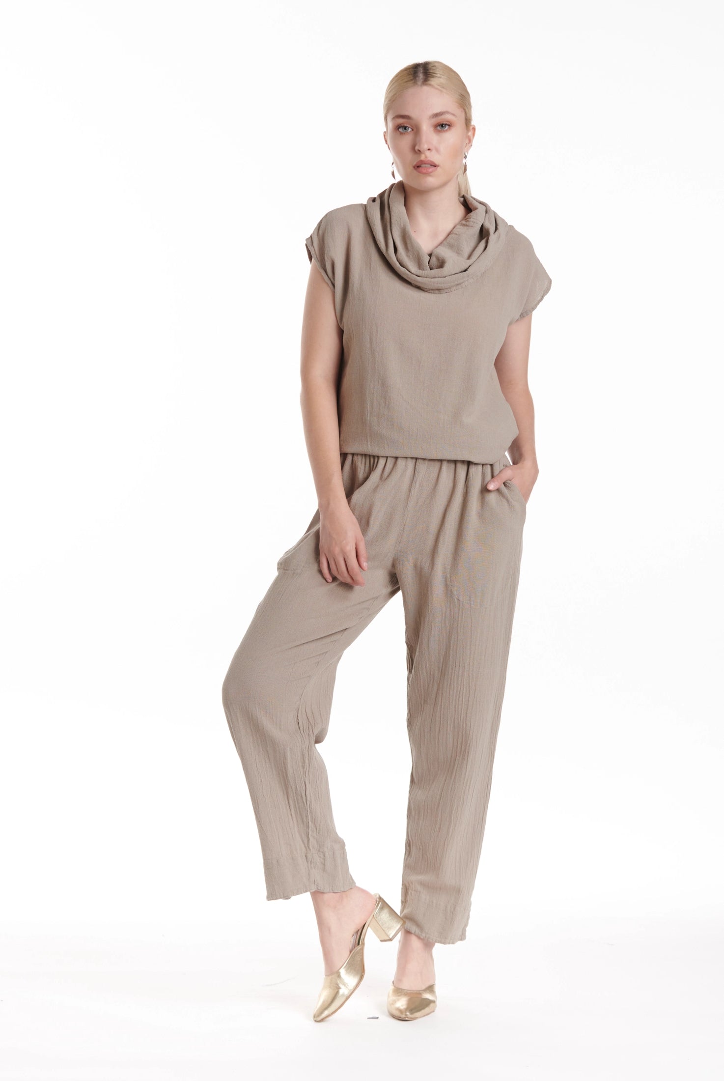 Fiona Cotton Gauze Pants-Oh My Gauze