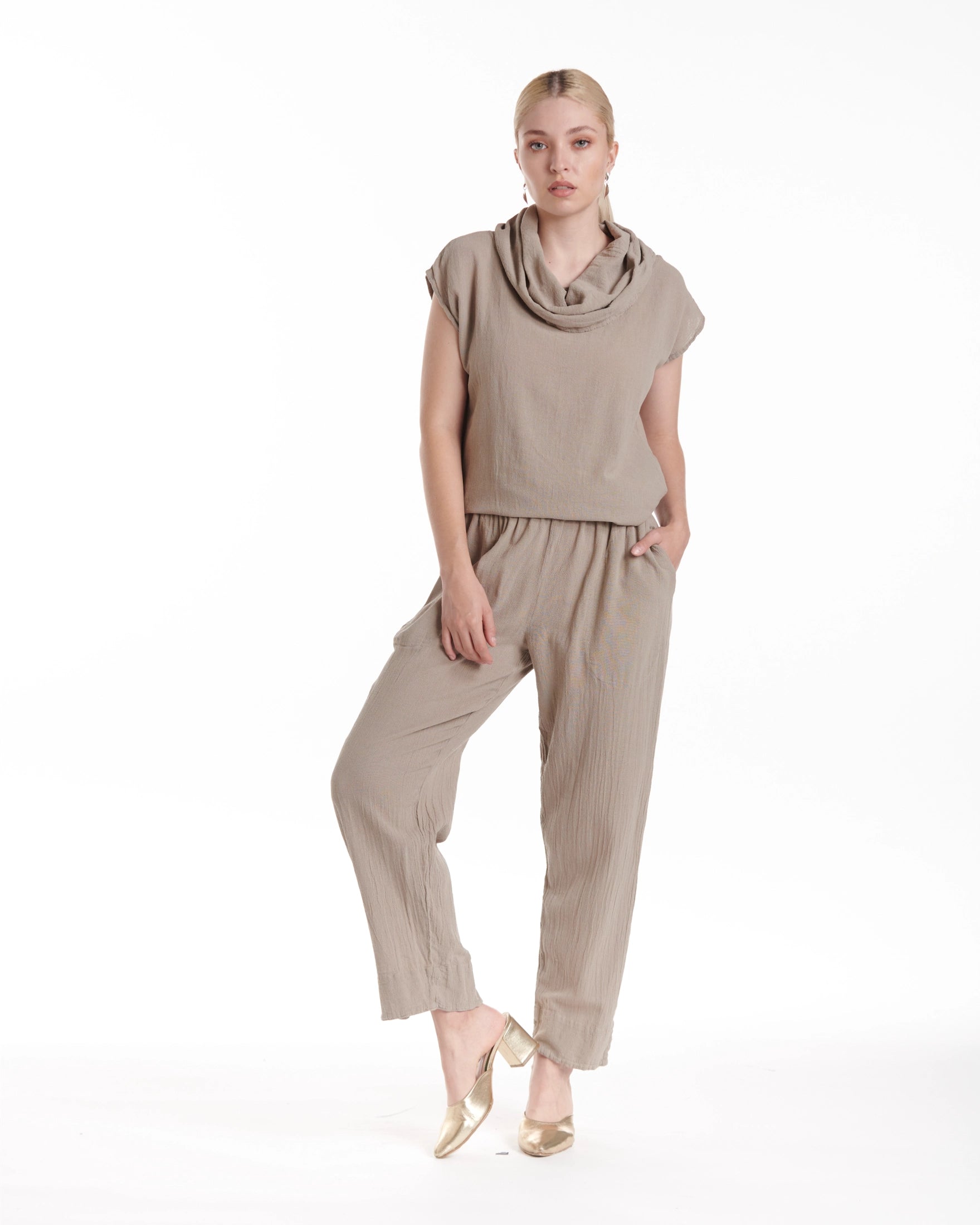 Fiona Cotton Gauze Pants-Oh My Gauze