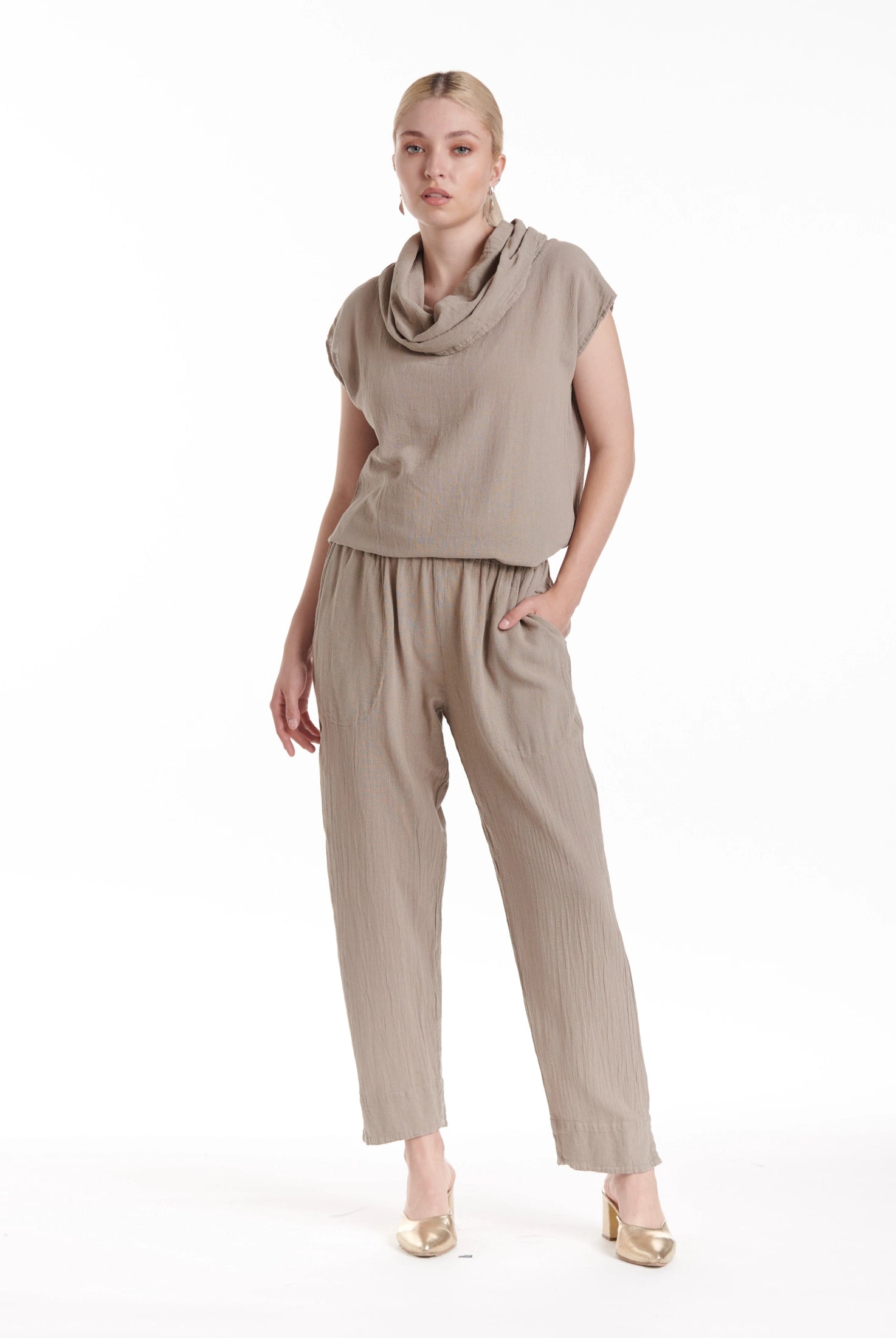 Fiona Cotton Gauze Pants-Oh My Gauze