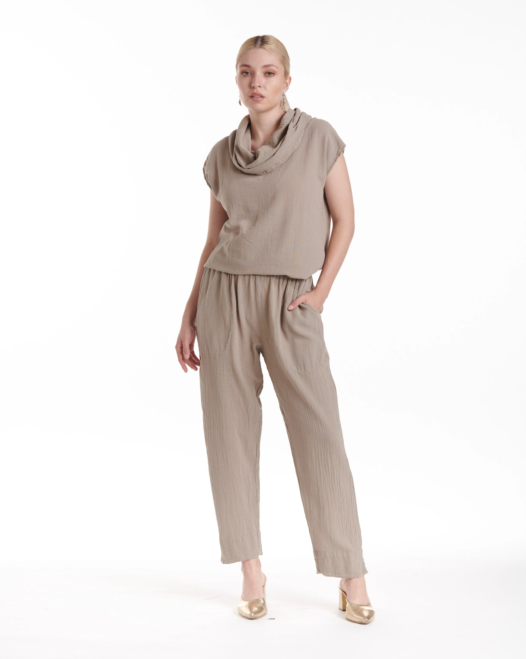 Fiona Cotton Gauze Pants-Oh My Gauze