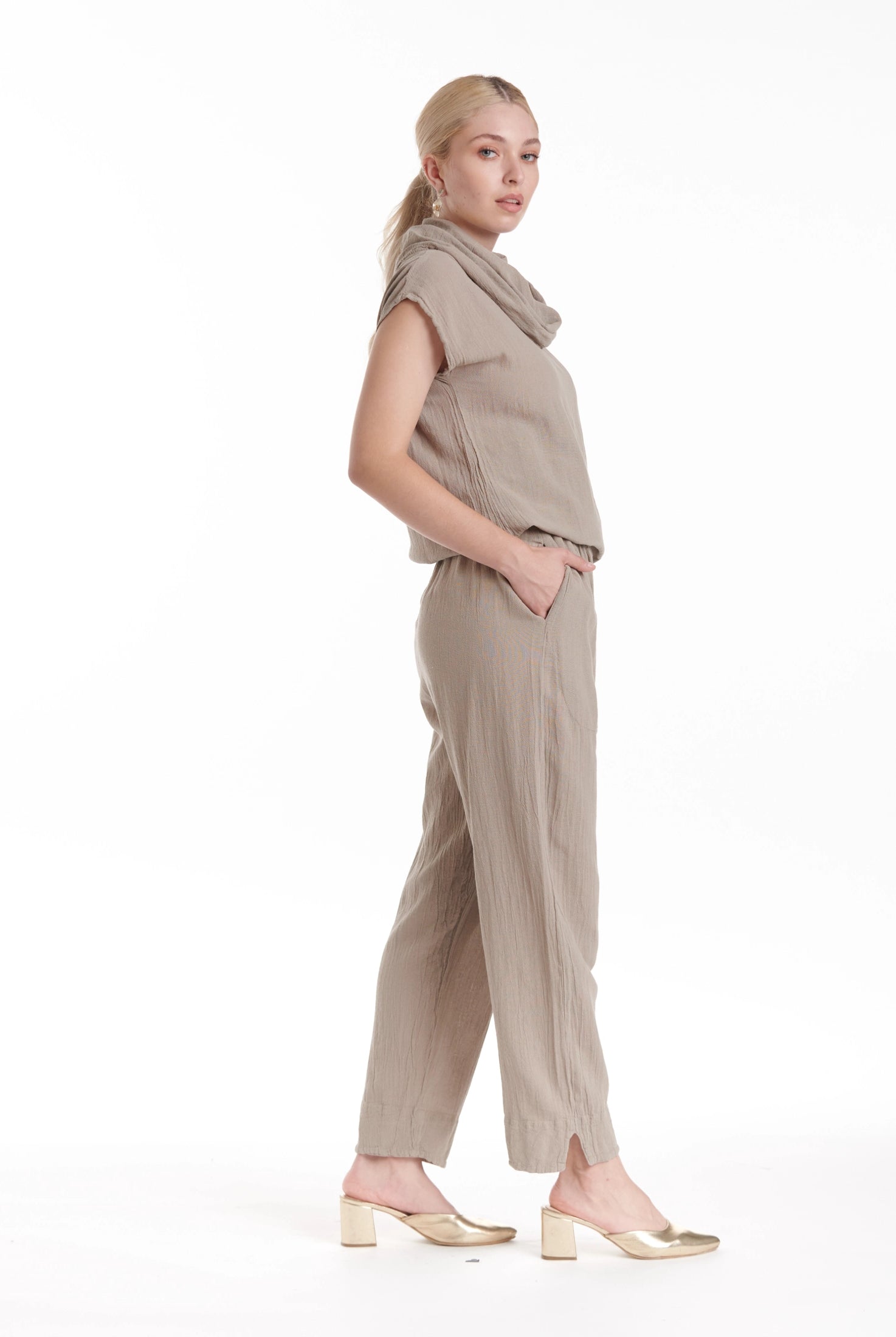 Fiona Cotton Gauze Pants-Oh My Gauze