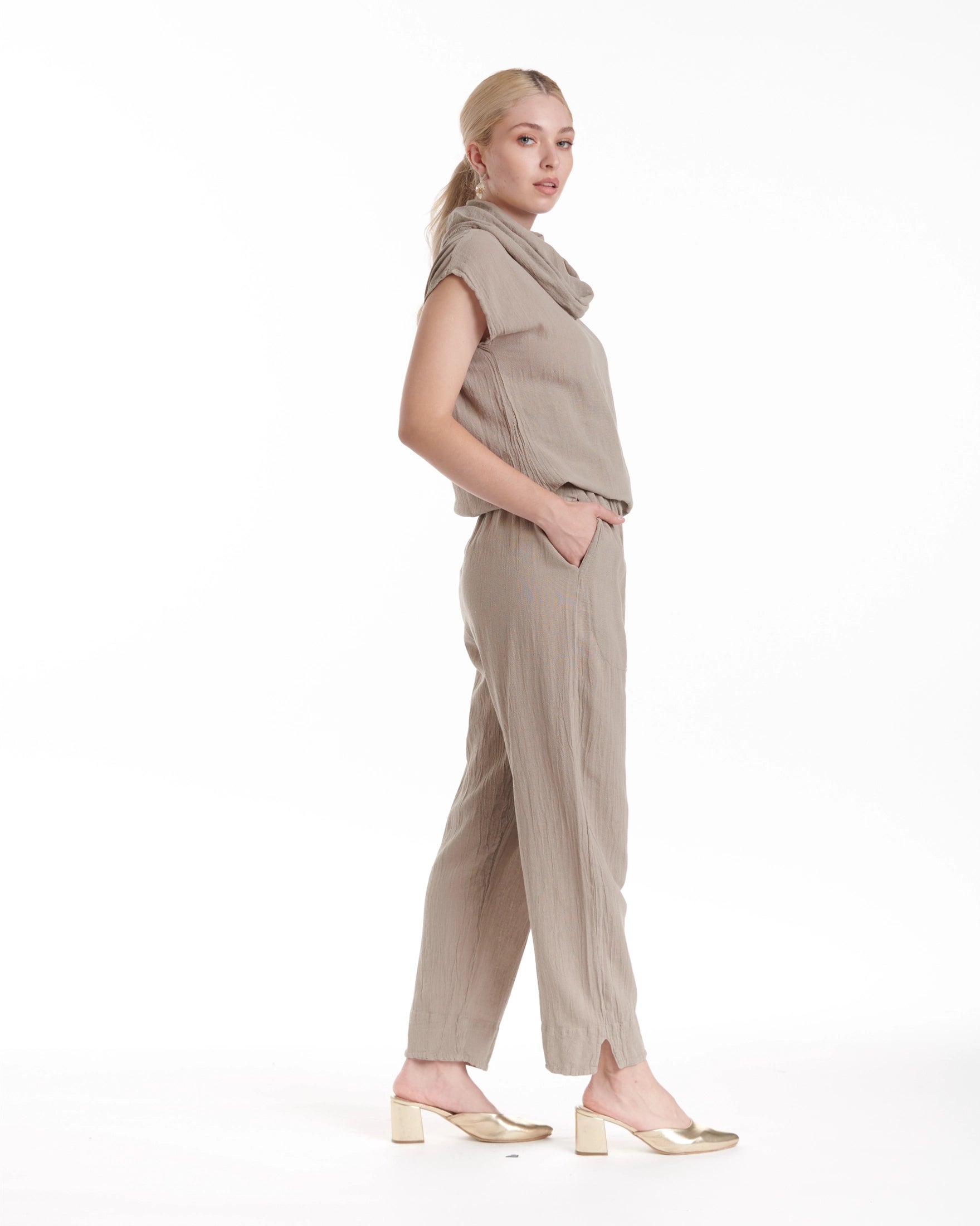 Fiona Cotton Gauze Pants-Oh My Gauze