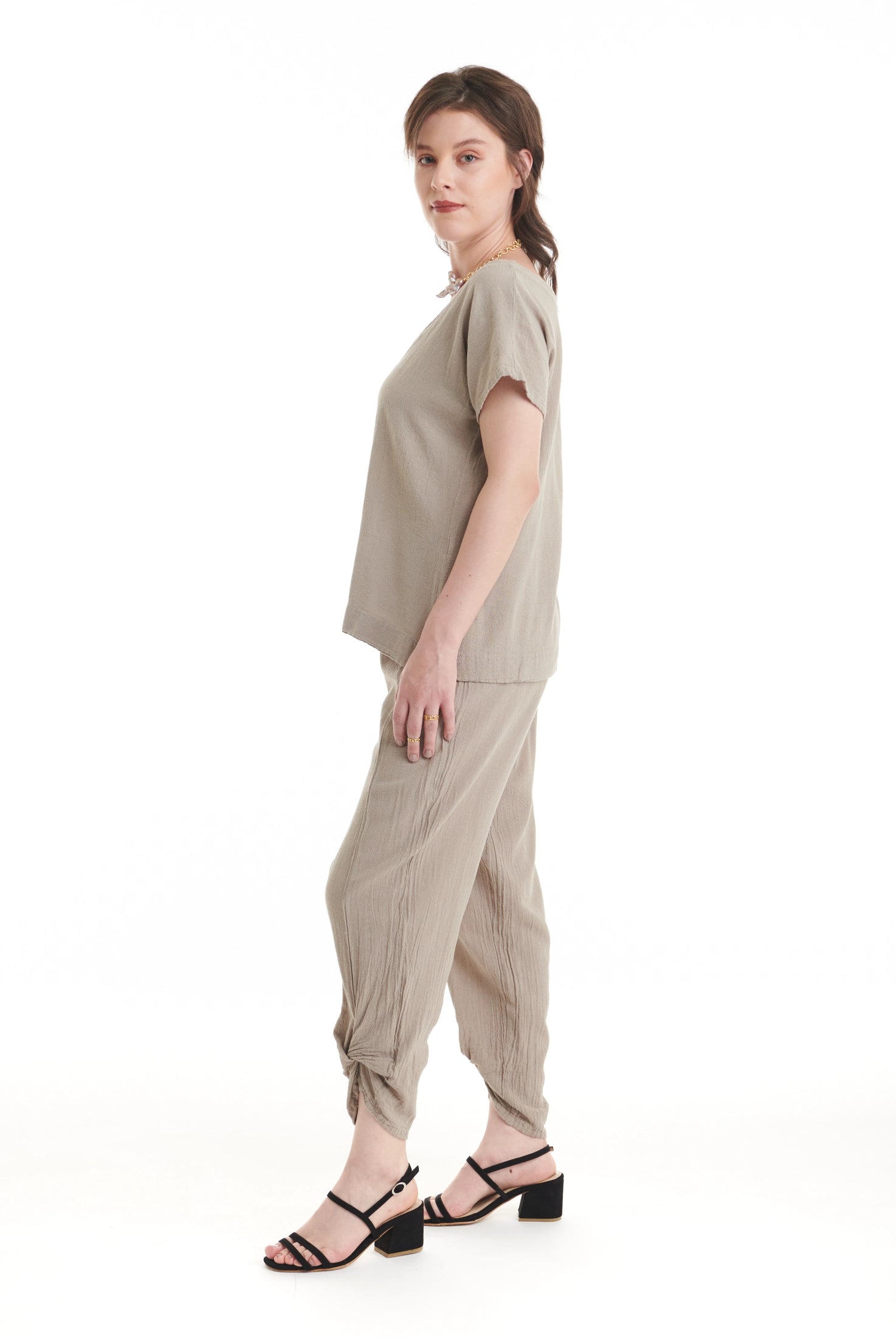 Flipper Cotton Gauze Blouse - New-Oh My Gauze