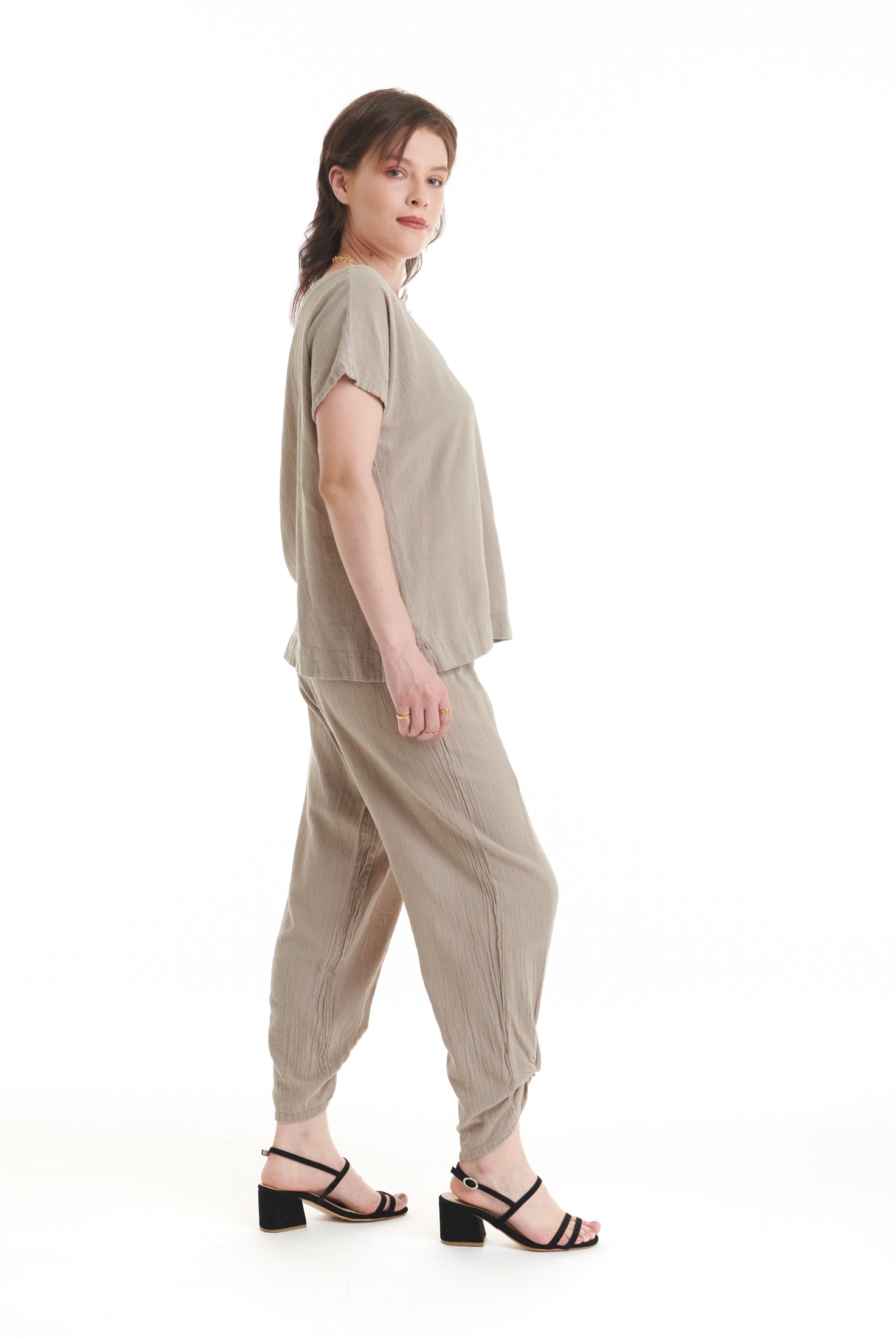 Flipper Cotton Gauze Blouse - New-Oh My Gauze