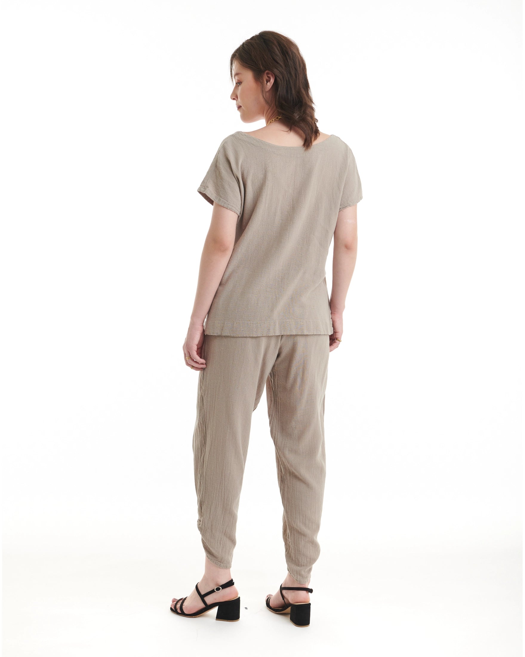 Flipper Cotton Gauze Blouse - New-Oh My Gauze