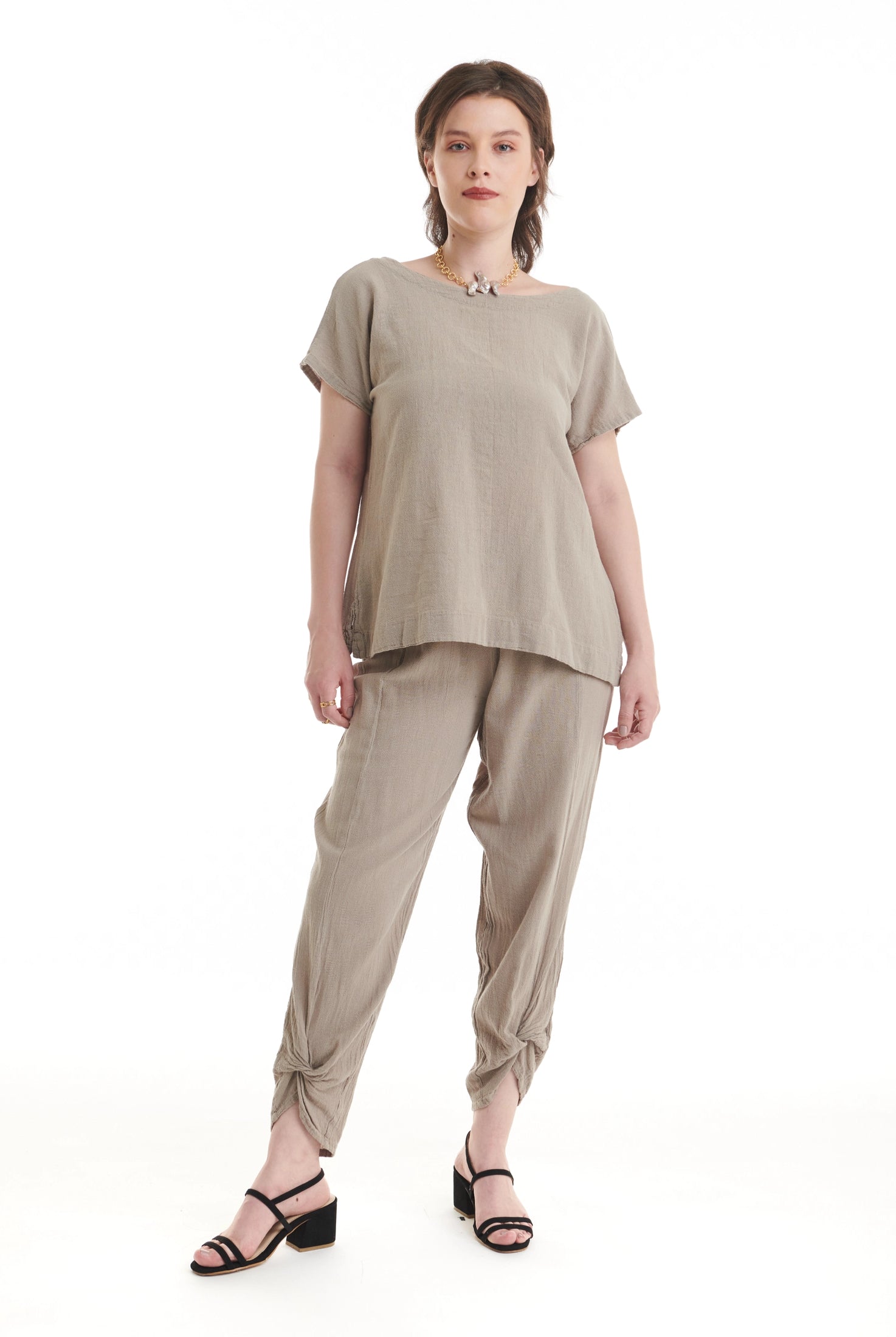 Flipper Cotton Gauze Blouse - New-Oh My Gauze