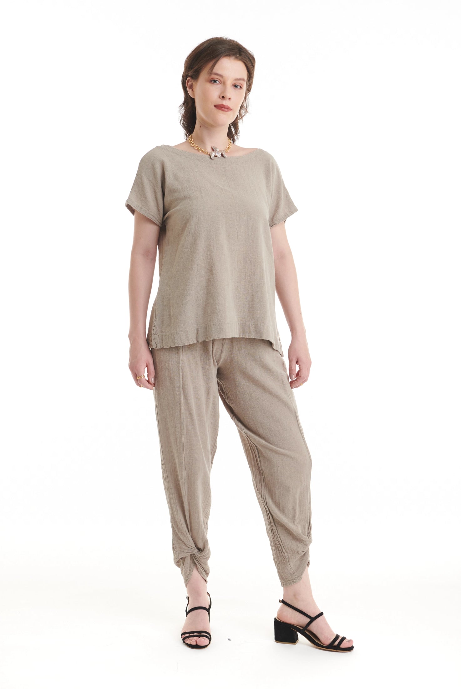 Flipper Cotton Gauze Blouse - New-Oh My Gauze