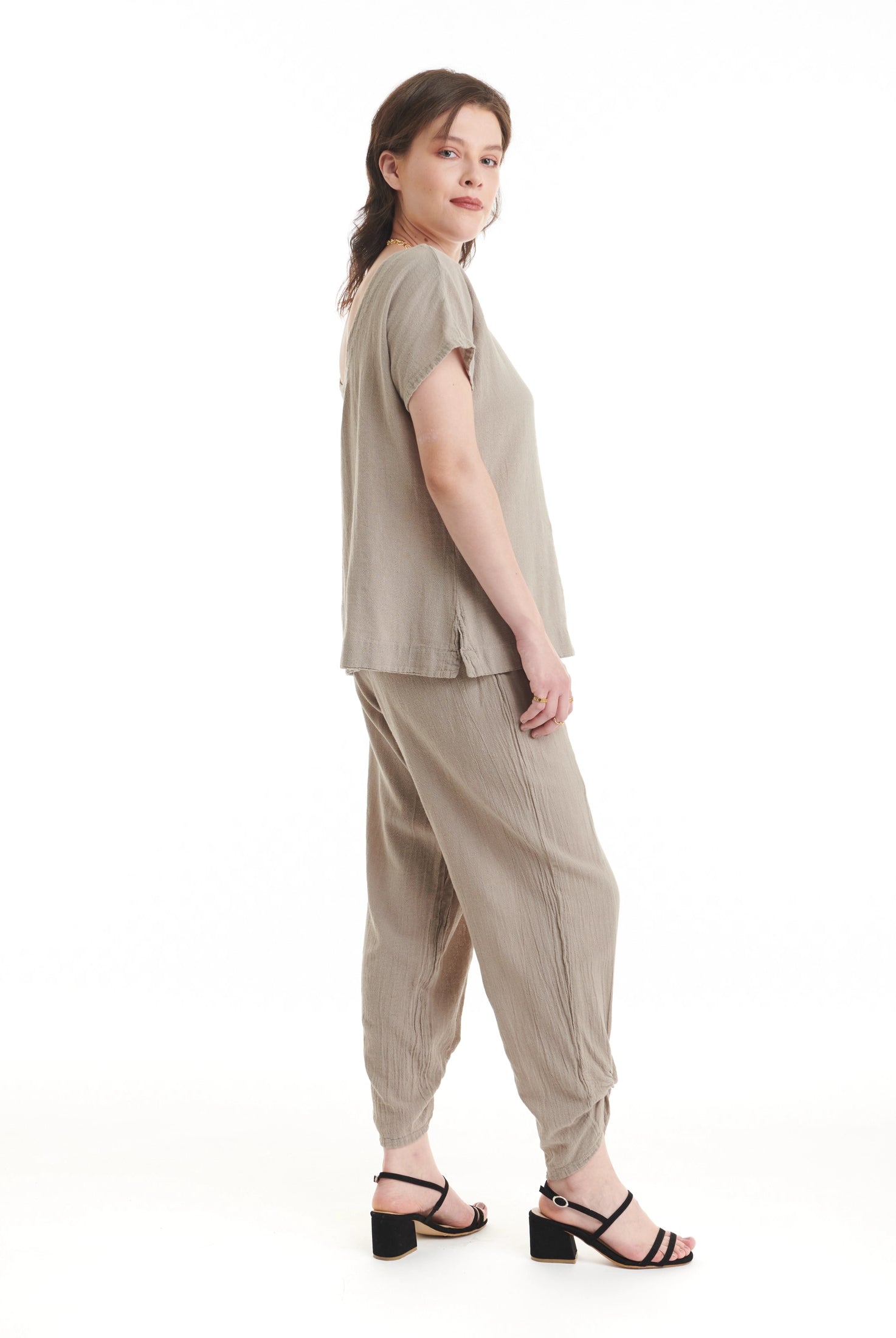 Flipper Cotton Gauze Blouse - New-Oh My Gauze