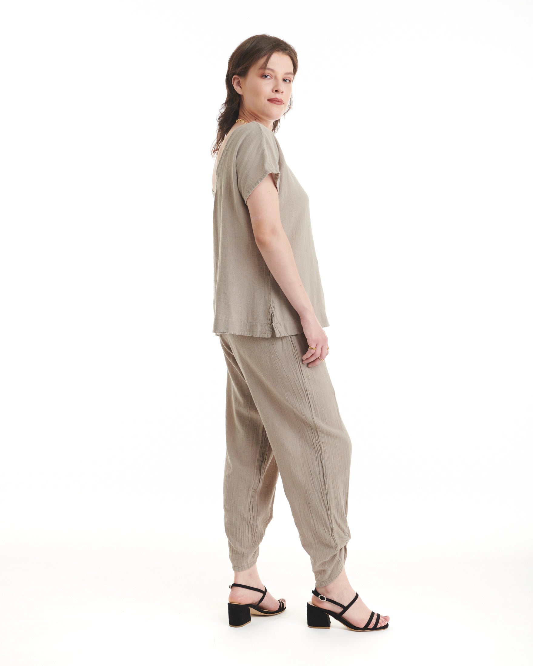 Flipper Cotton Gauze Blouse - New-Oh My Gauze