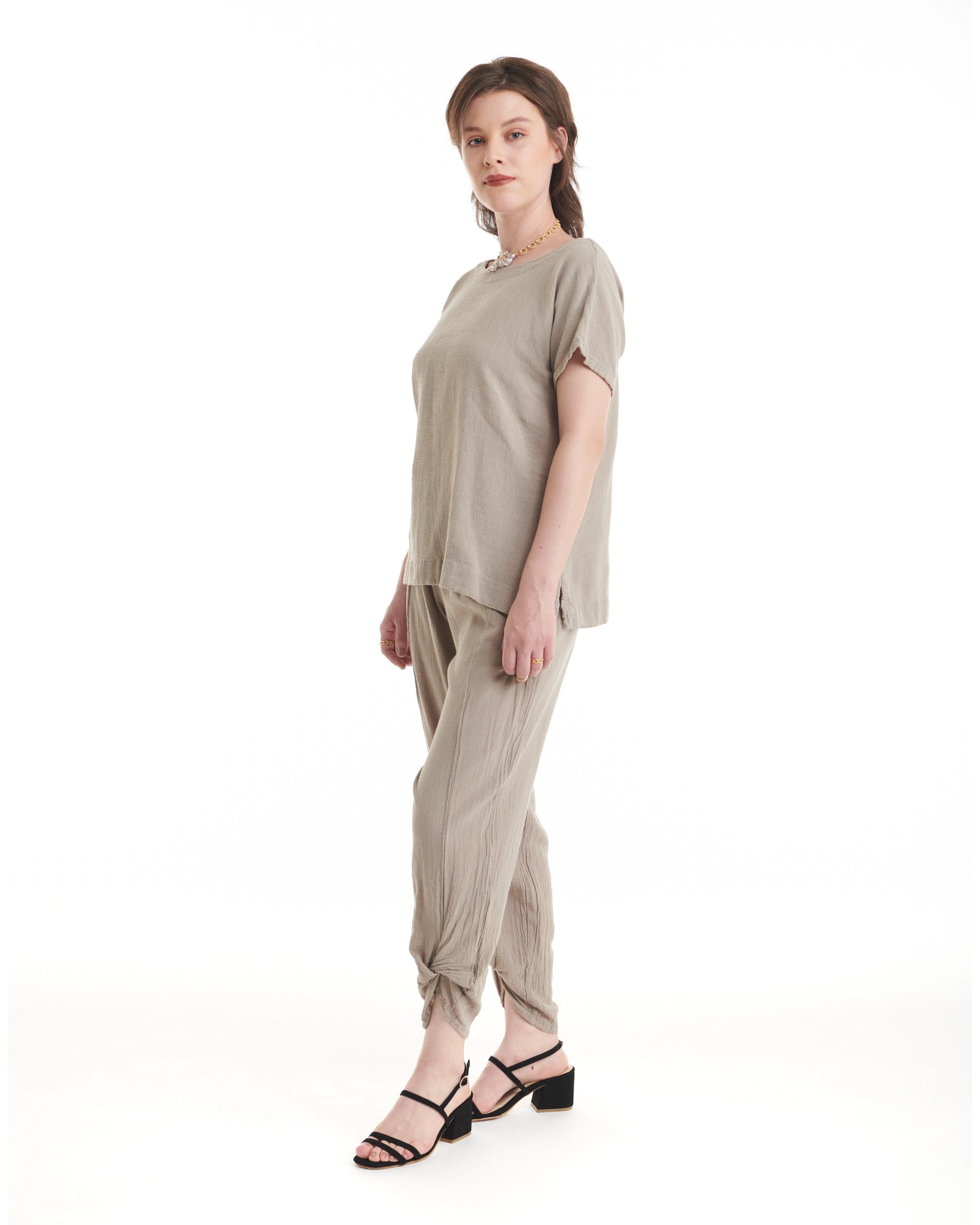 Flipper Cotton Gauze Blouse - New-Oh My Gauze