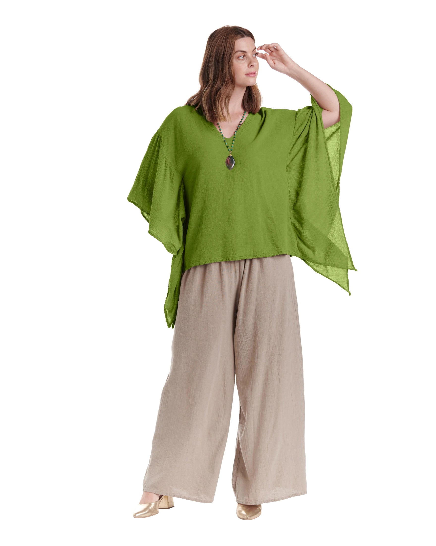 Flutter Cotton Gauze Blouse – New Arrival-Oh My Gauze