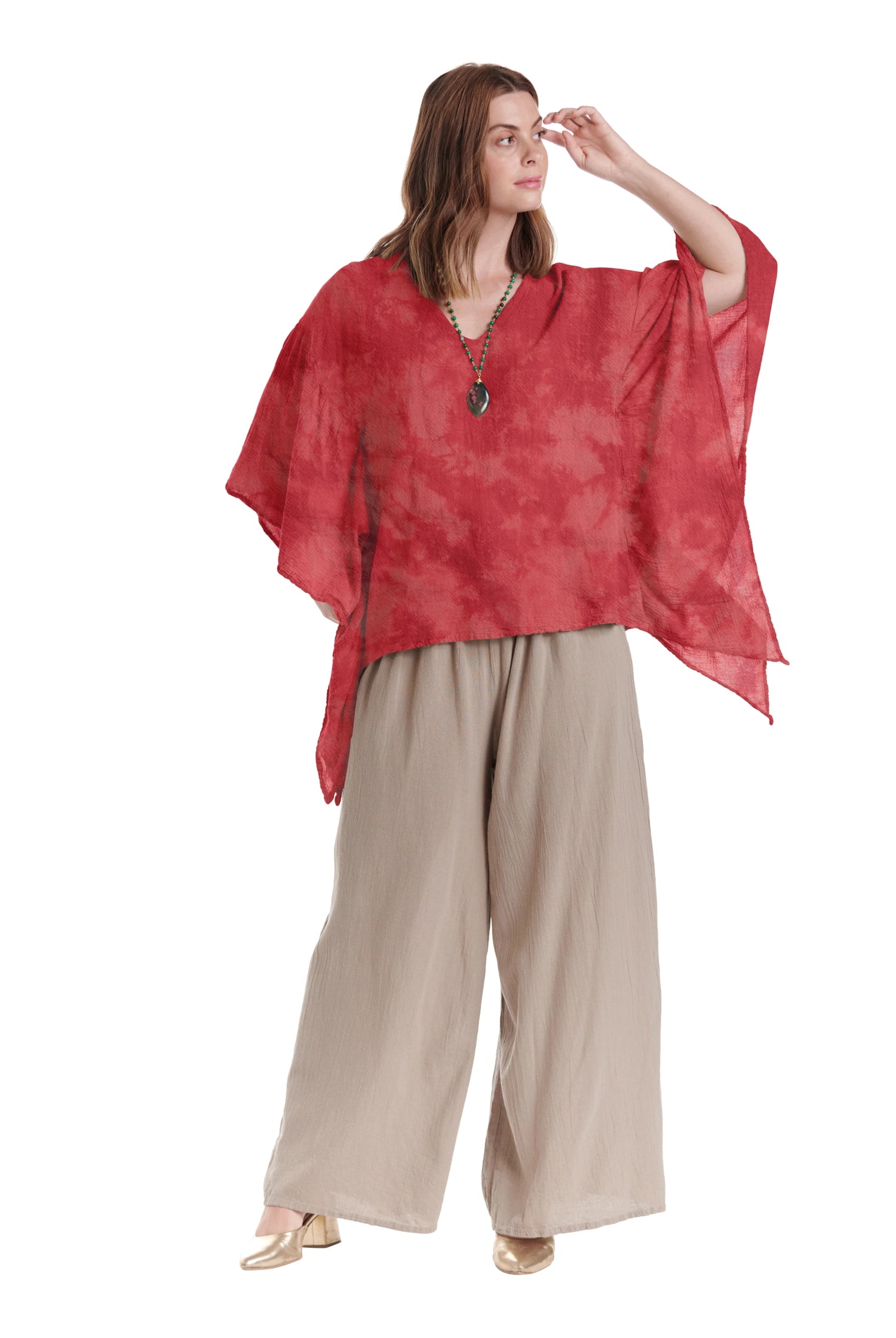 Flutter Cotton Gauze Blouse – New Arrival-Oh My Gauze