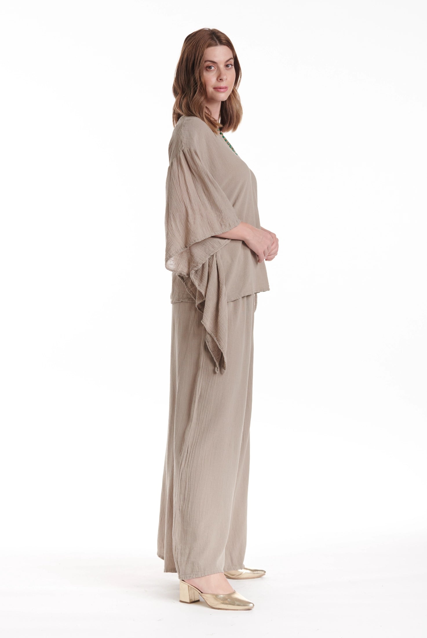 Flutter Cotton Gauze Blouse – New Arrival-Oh My Gauze