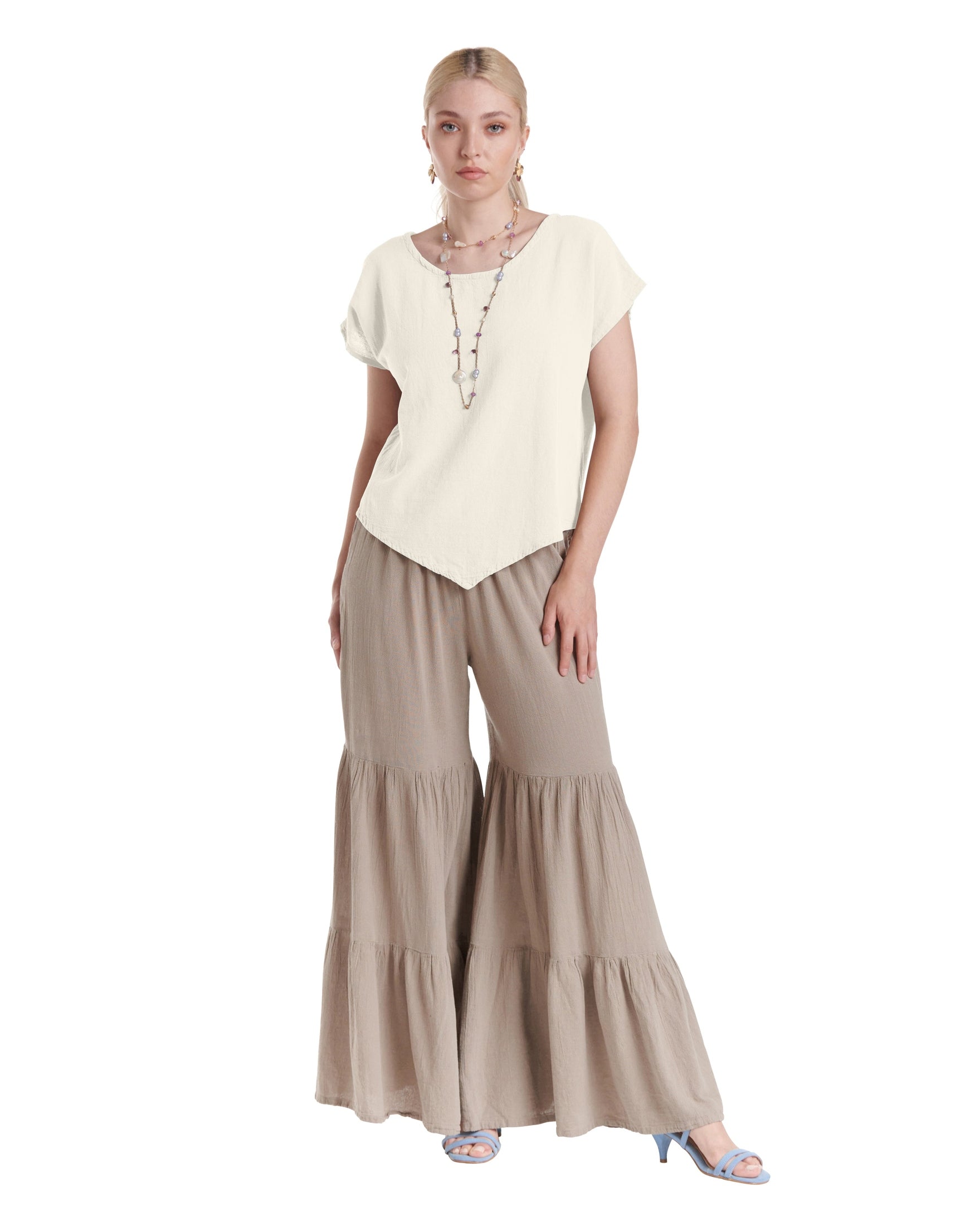 Grace Cotton Gauze Blouse-Oh My Gauze