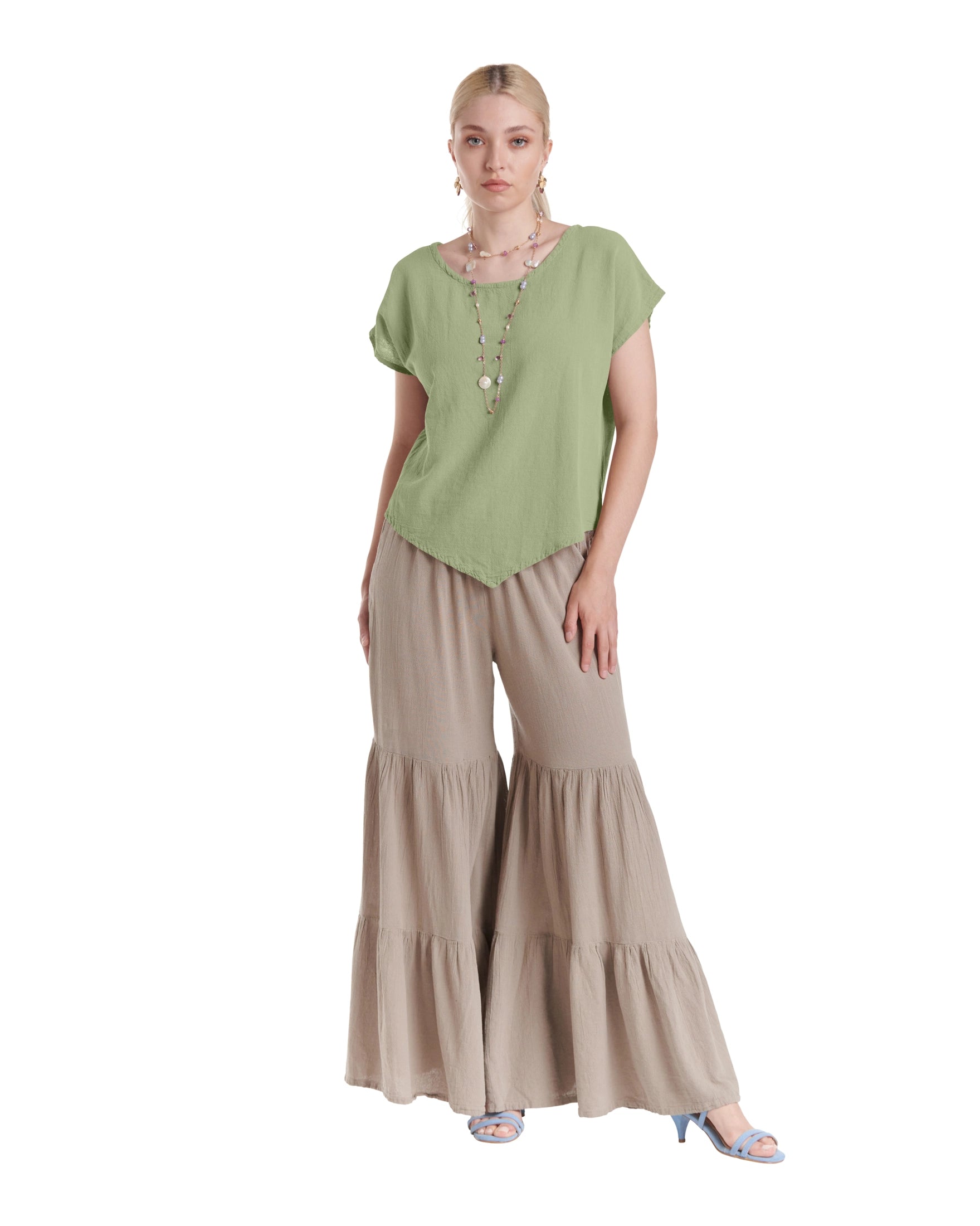 Grace Cotton Gauze Blouse-Oh My Gauze