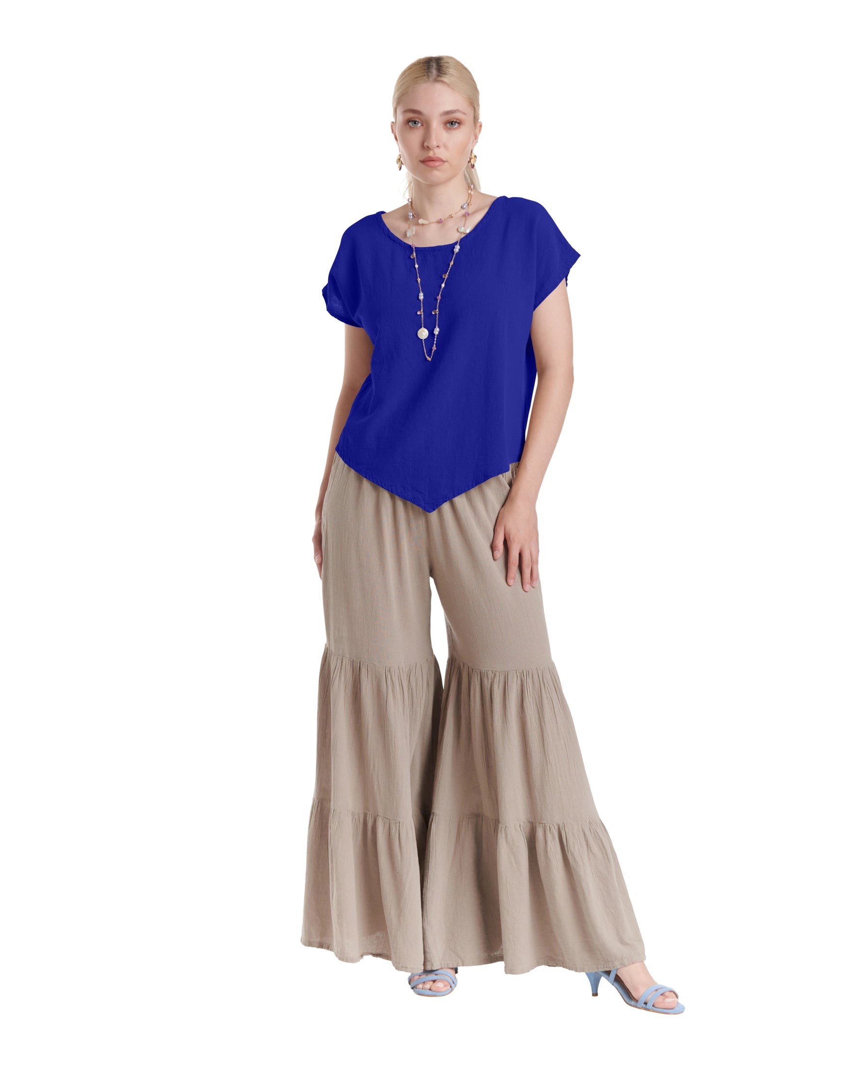 Grace Cotton Gauze Blouse-Oh My Gauze