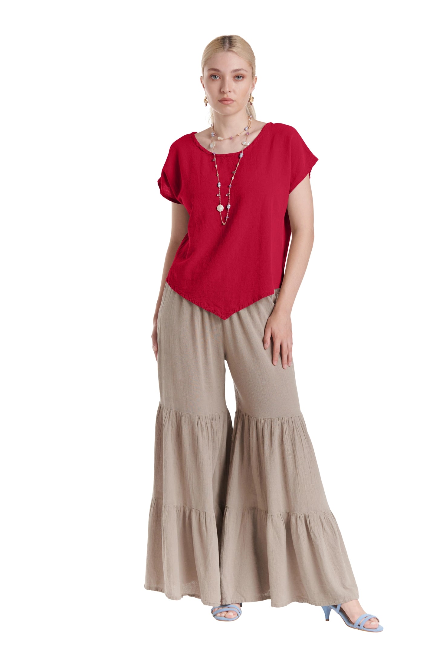 Grace Cotton Gauze Blouse-Oh My Gauze