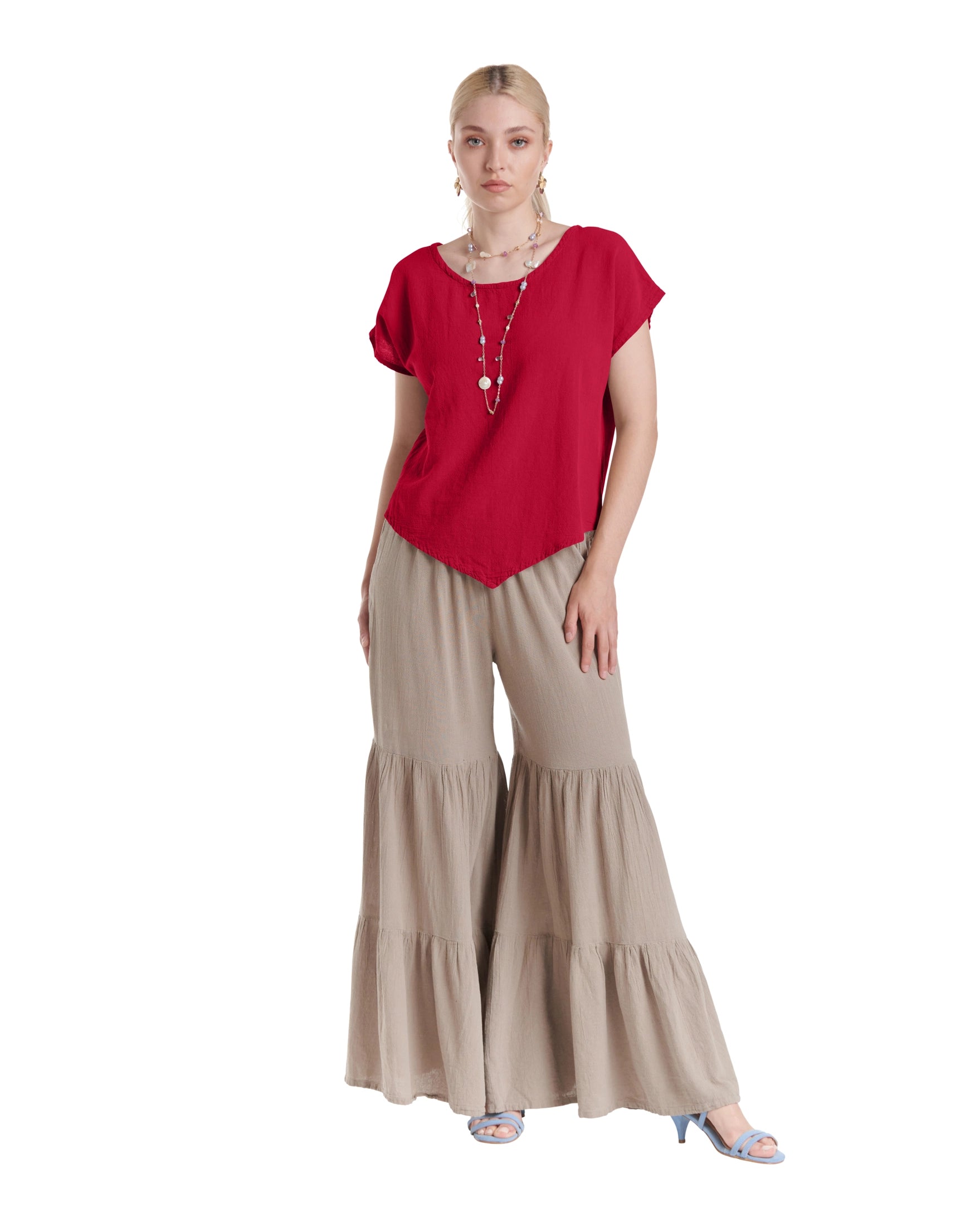 Grace Cotton Gauze Blouse-Oh My Gauze