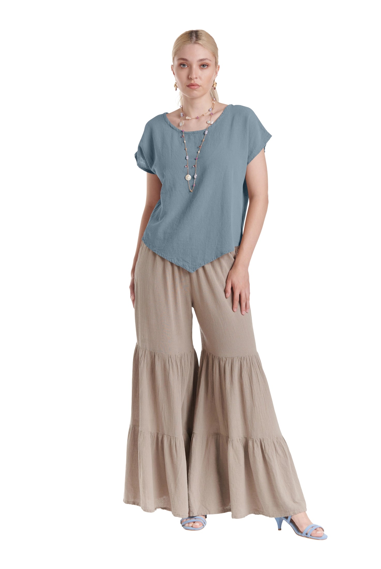Grace Cotton Gauze Blouse-Oh My Gauze