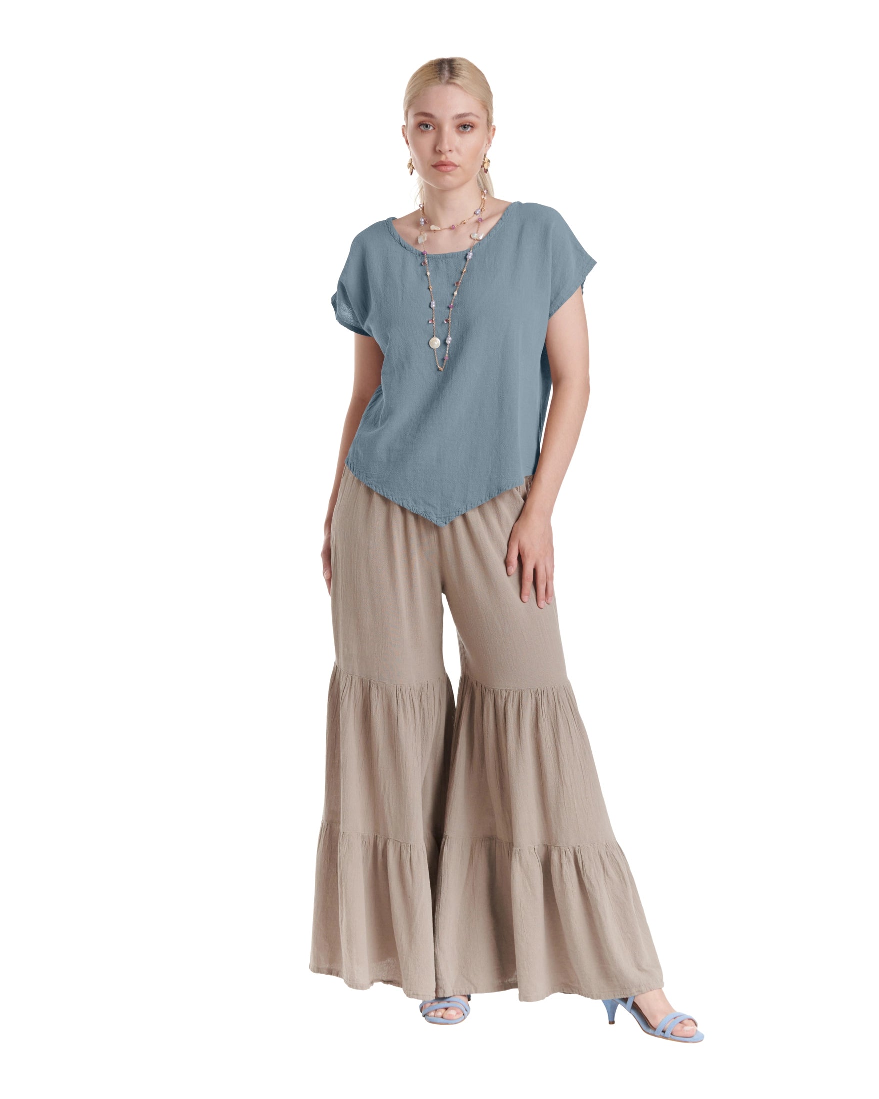 Grace Cotton Gauze Blouse-Oh My Gauze