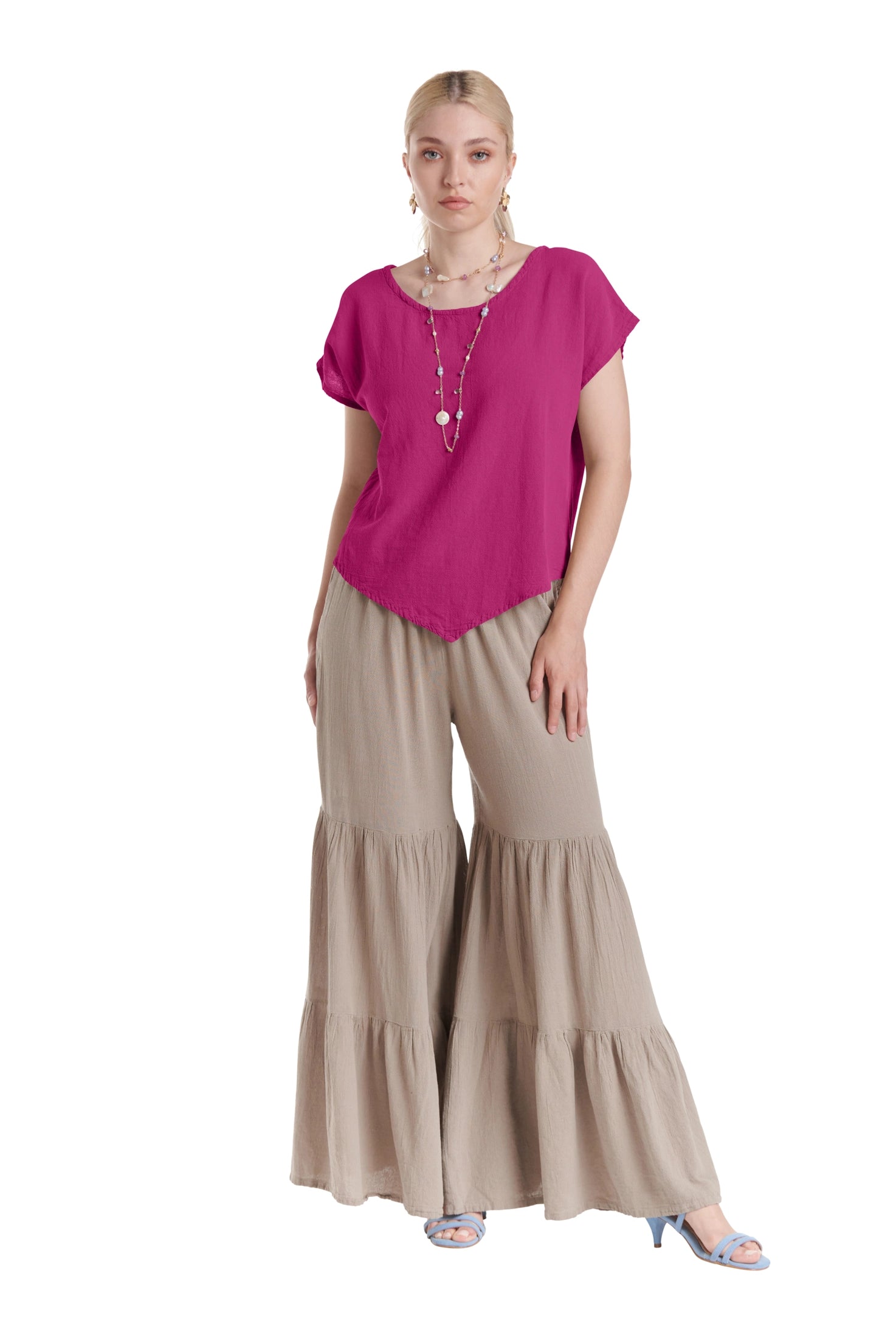 Grace Cotton Gauze Blouse-Oh My Gauze