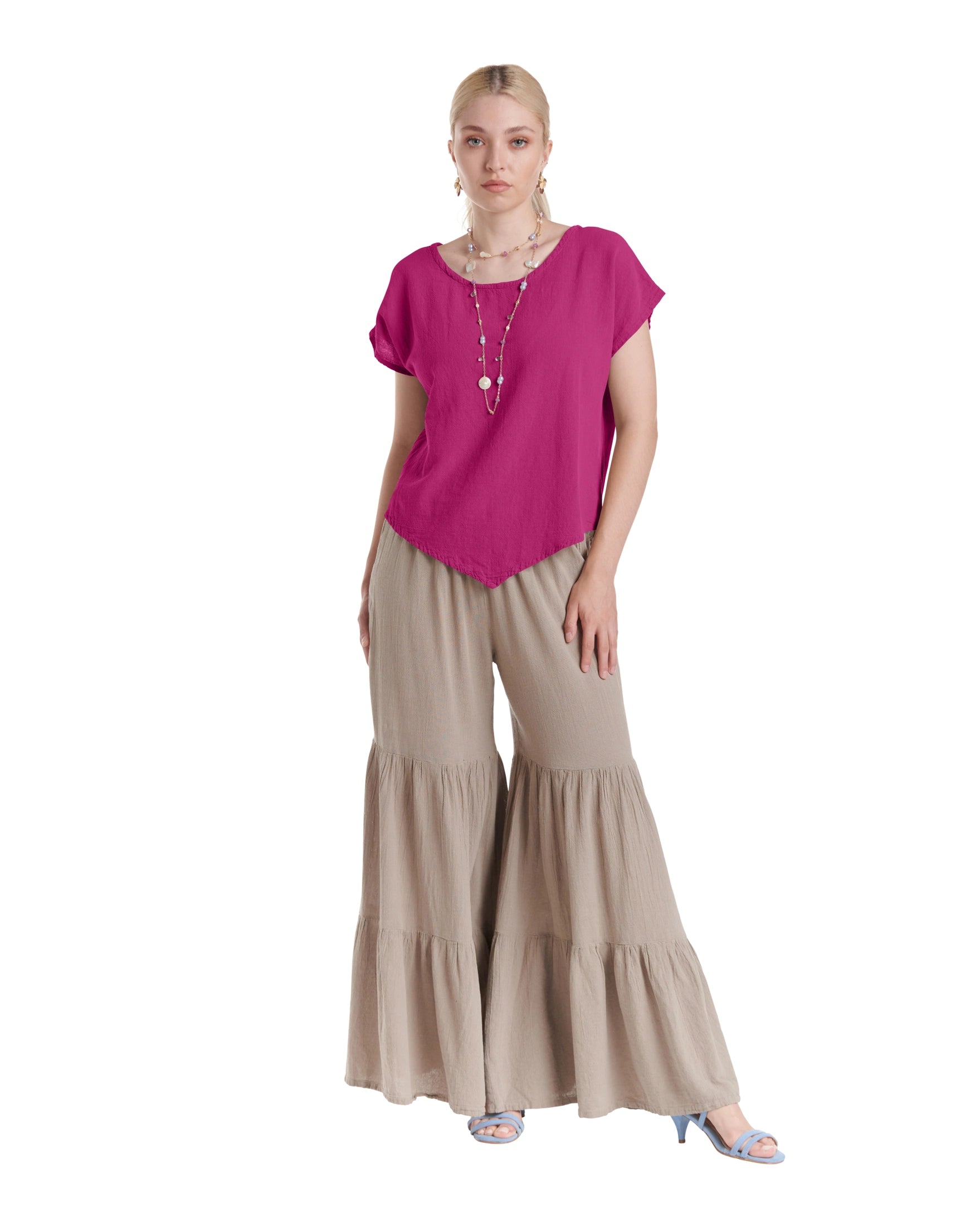 Grace Cotton Gauze Blouse-Oh My Gauze